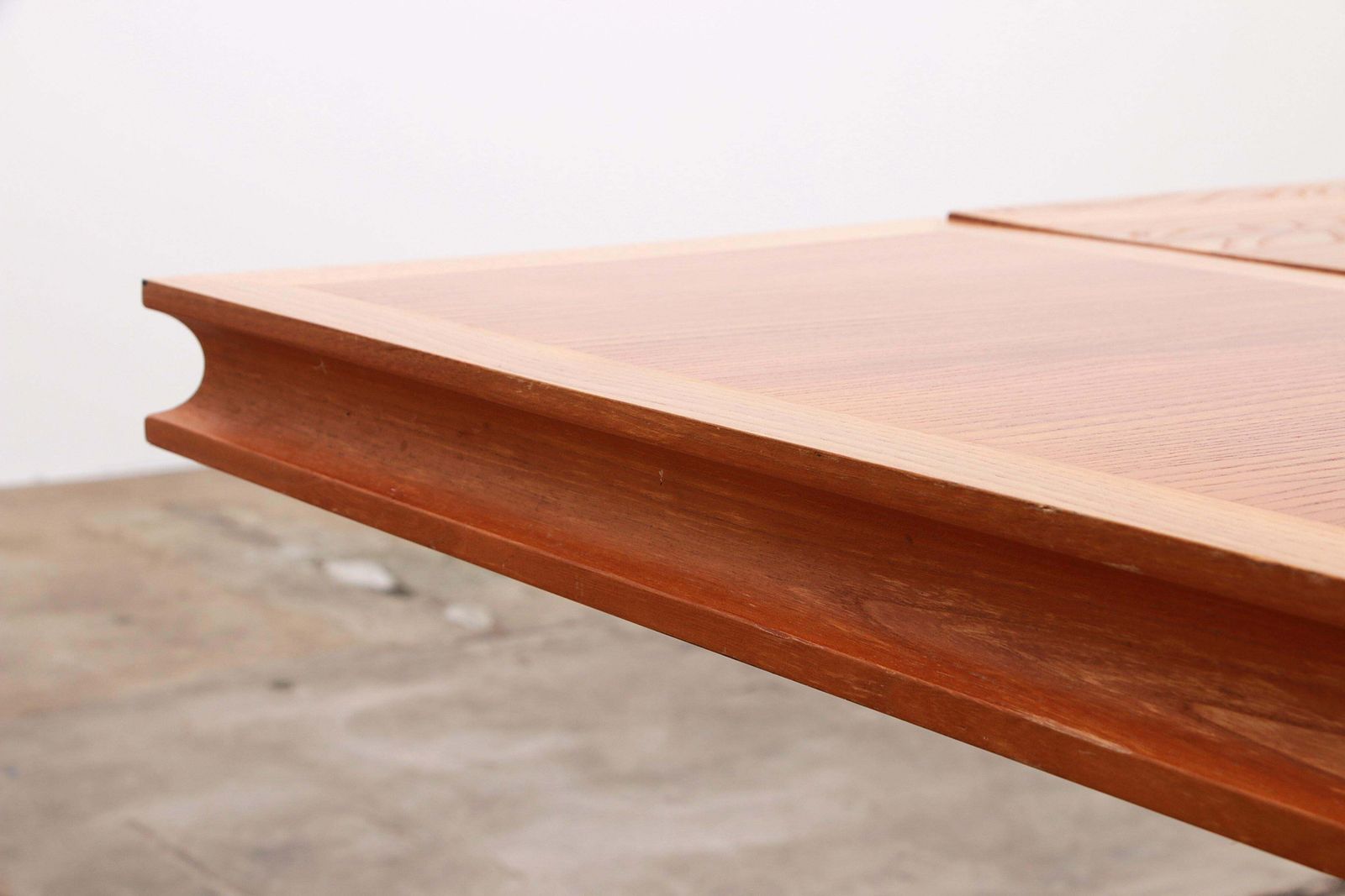 Furniture Large Dining Table Or Conference Table In The Style Of Pierre Chapo, 1960 France photo