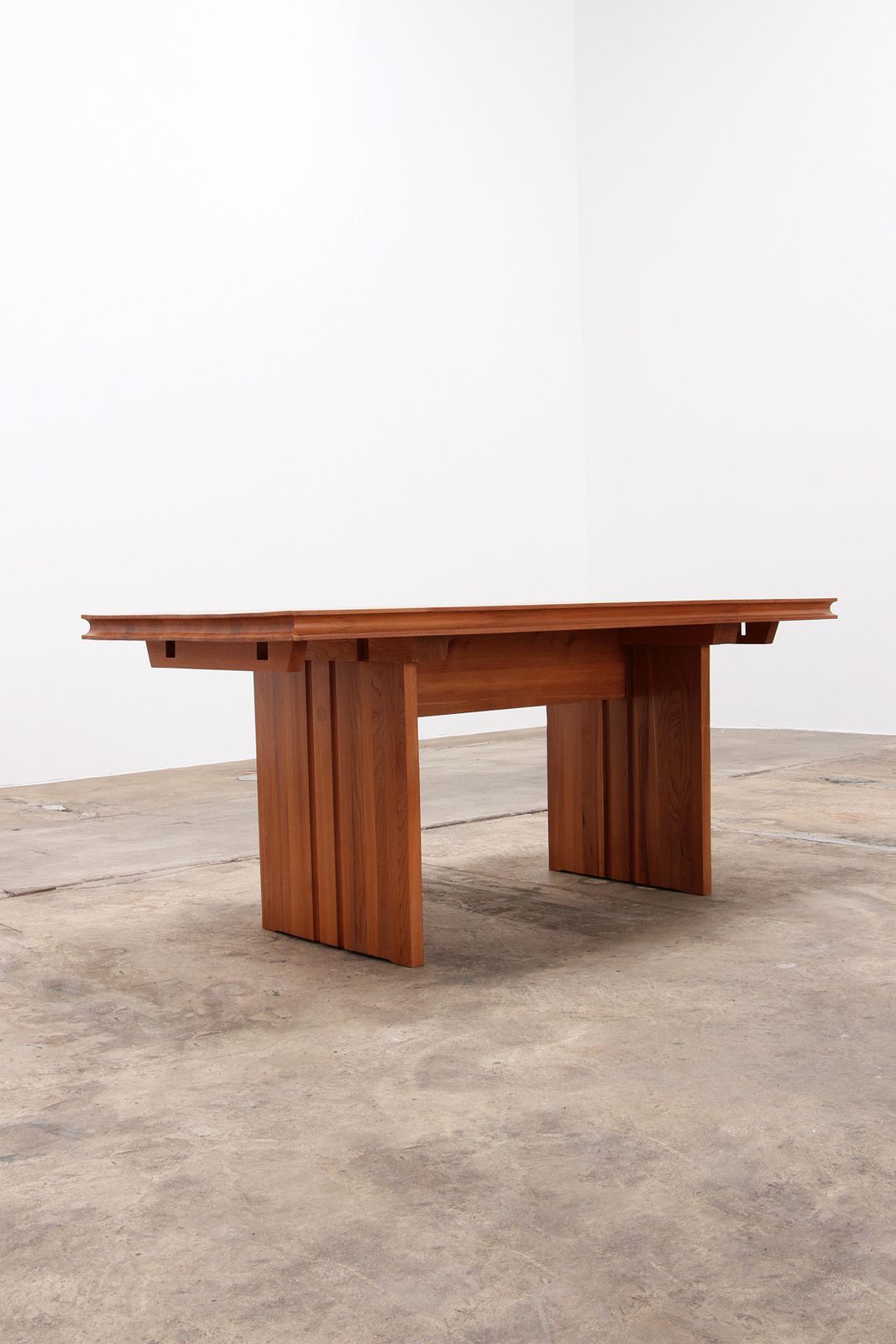 photo buy Large Dining Table Or Conference Table In The Style Of Pierre Chapo, 1960 France