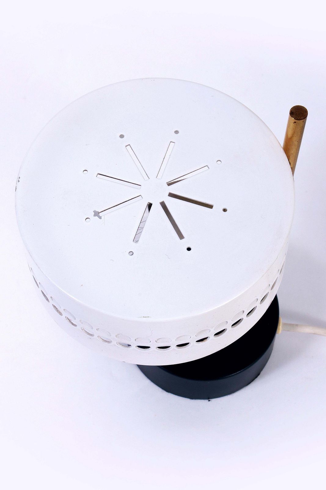 photo for sale Mathieu Matégot Rare Table Lamp France 1955