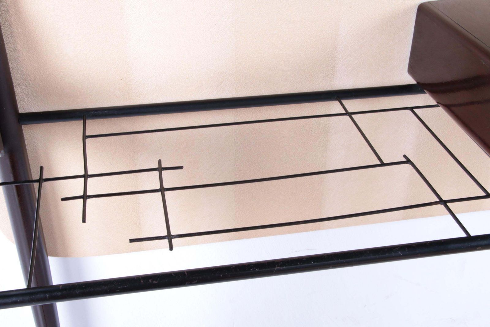 Ico Parisi Wall Unit With Mirror And Stool, 1950, Italy photo vintage