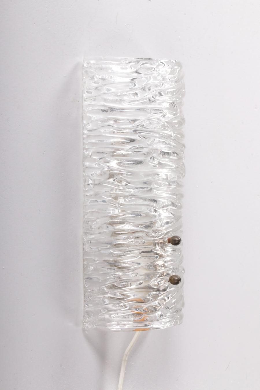 Carl Fagerlund Wall Lamp Model 8493 Swedsen Made By Orrefors, 1960 photo for sale
