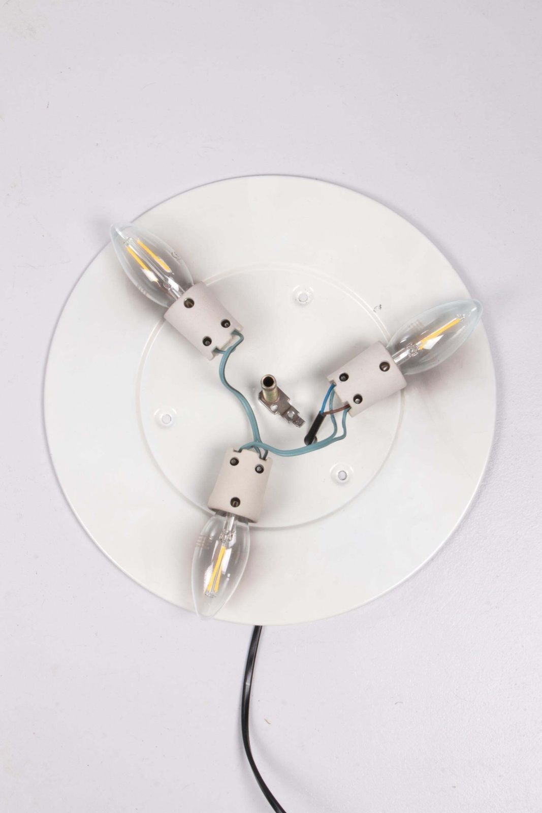 Vintage Ceiling Lamp With Chrome And Murano Glass, 1960s photo buy