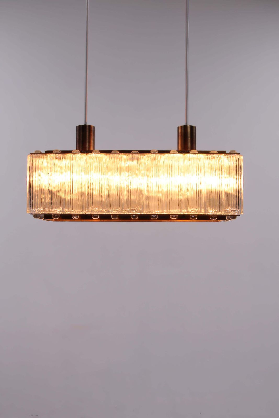 Rare Rectangular Pendant Lamp Nordlys Light By Eric Warna photo for sale