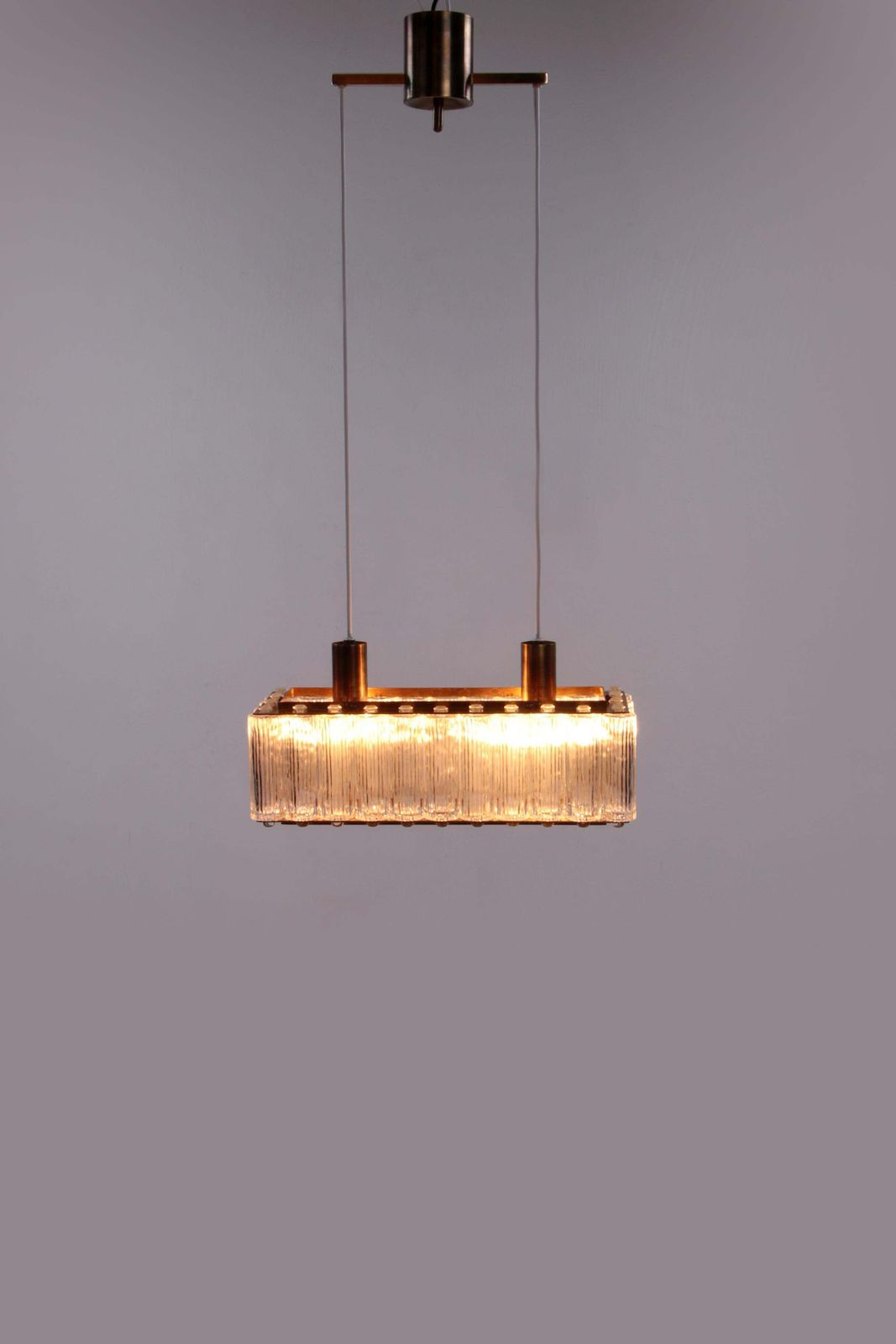 Rare Rectangular Pendant Lamp Nordlys Light By Eric Warna photo Lighting
