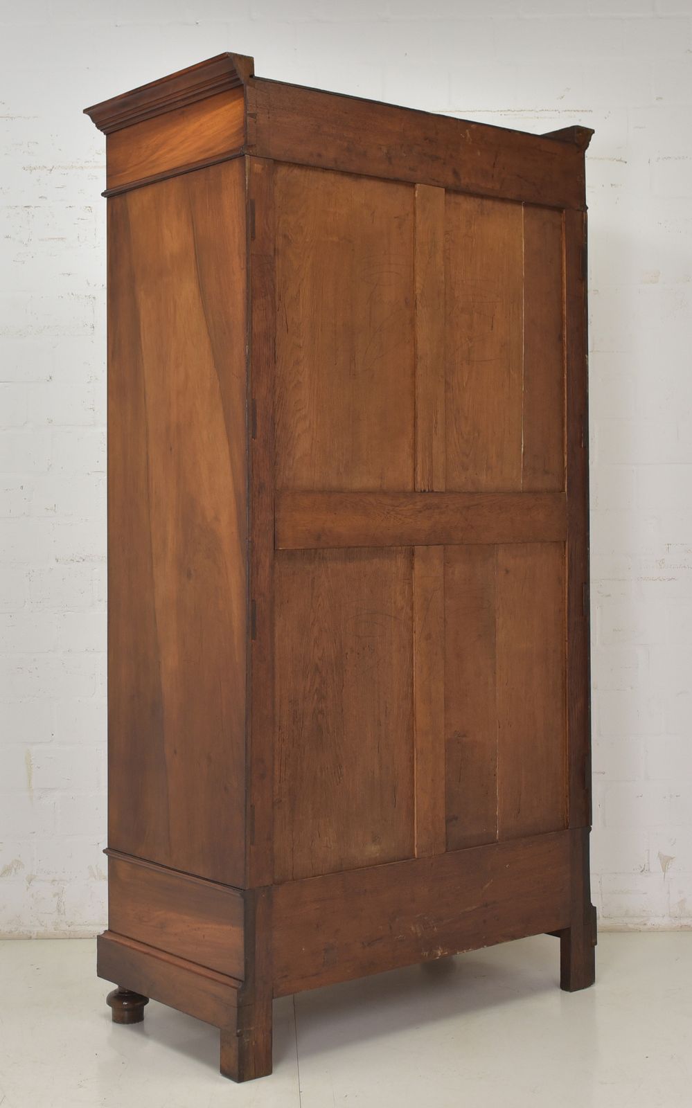 1475.0 Antique! One Door Wardrobe Restored Wilhelminian Style Walnut Hall Cupboard photo
