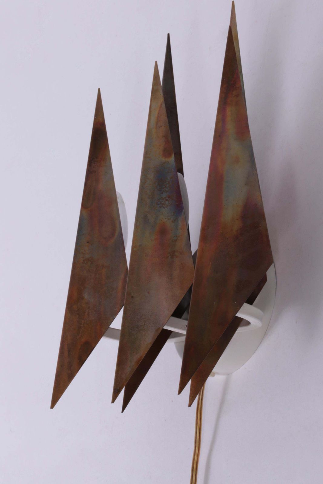 Danish Copper Walllamp From Svend Aage Holm Sorensen 1970 photo vinterior