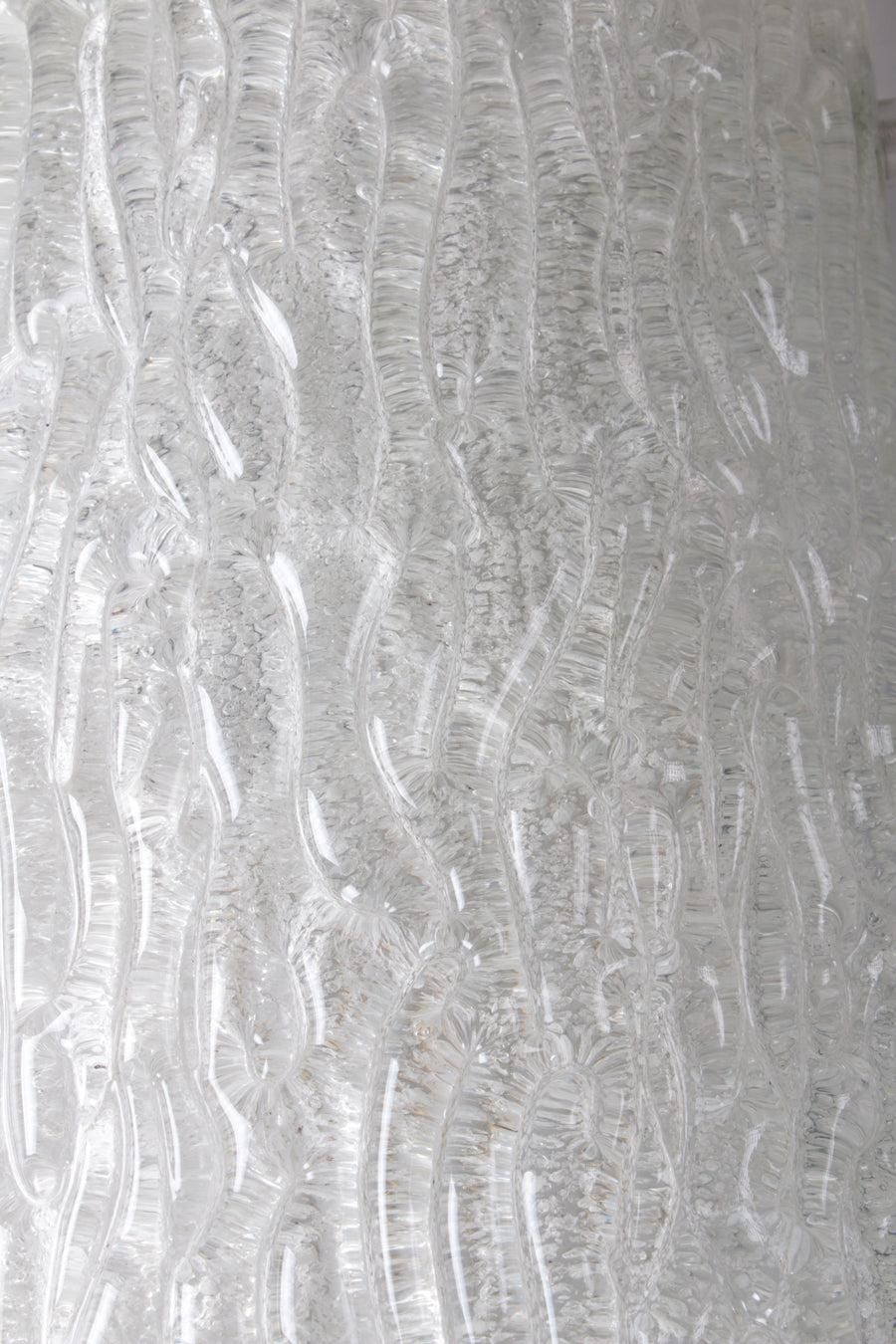 Xxl Ice Wall Lamp By Hillebrand 60 Cm Long Made In 1960 photo Lighting