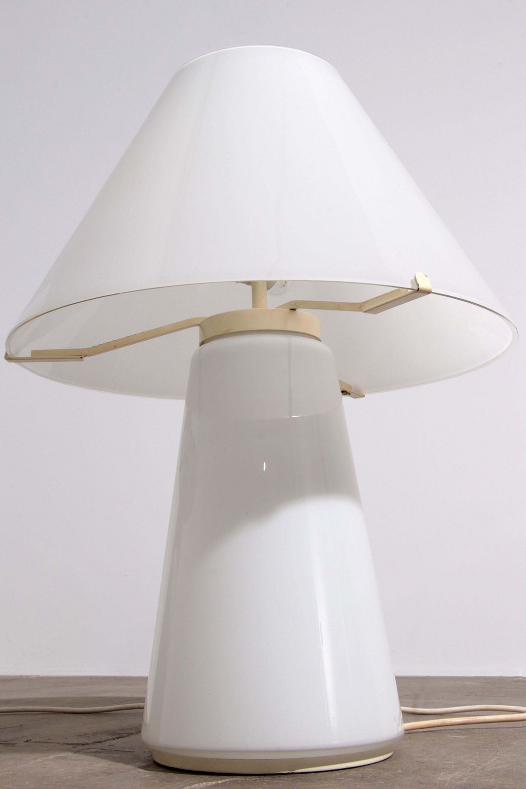 Rare Large Vetri Murano Mushroom Table Lamps, 1970s photo 5645.0