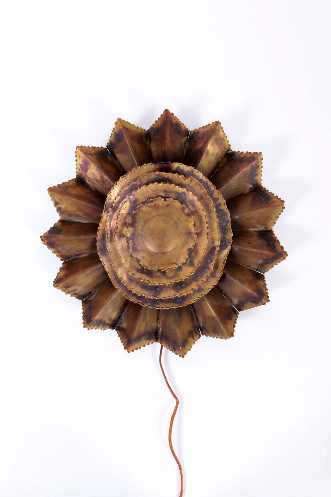 Brass Flower Wall Lamp By Svend Aage Holm Sørensen For Holm Sørensen photo furniture
