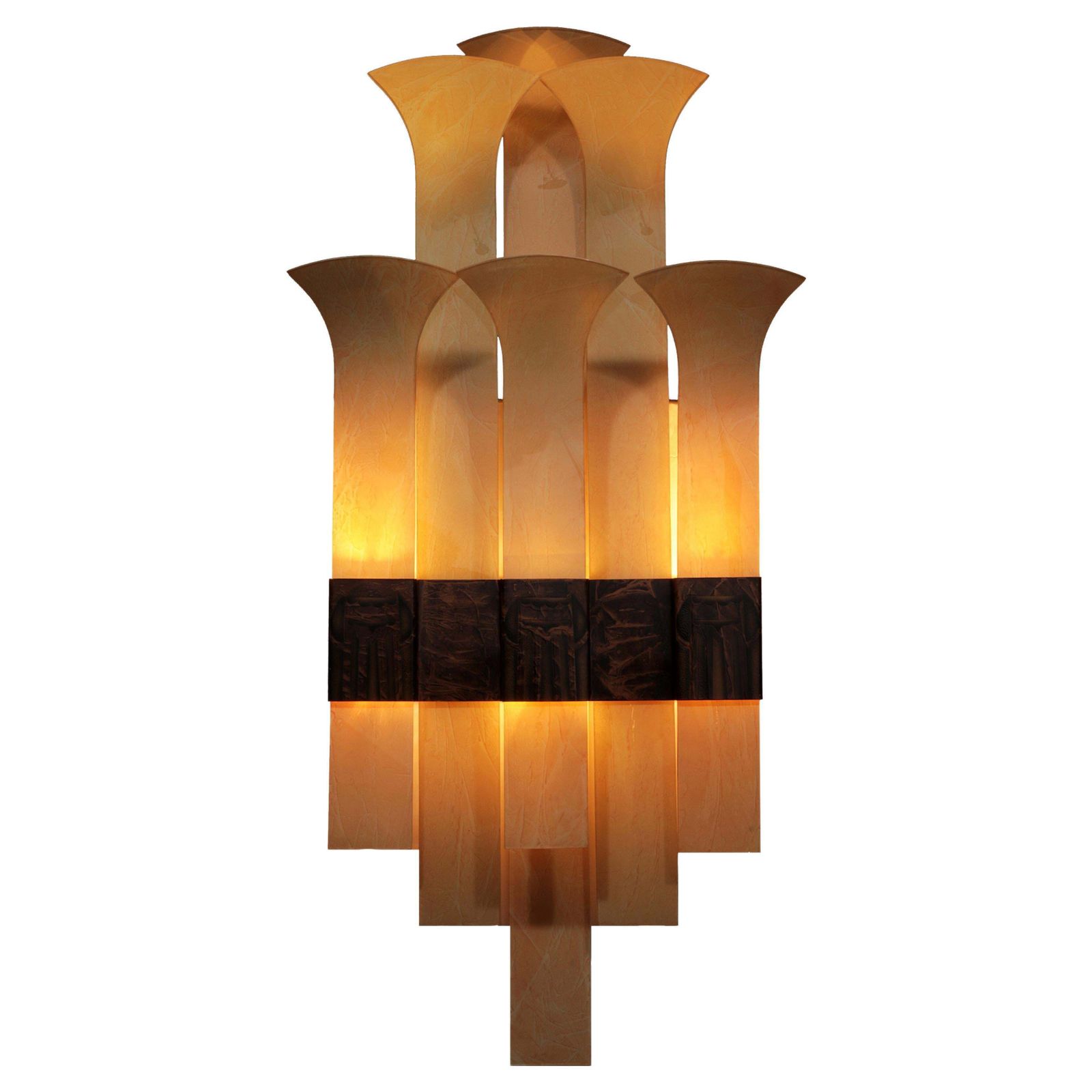 Very Exclusive, Very Large Wall Lamp From The Dutch Theater Thalia Ijmuiden 1930