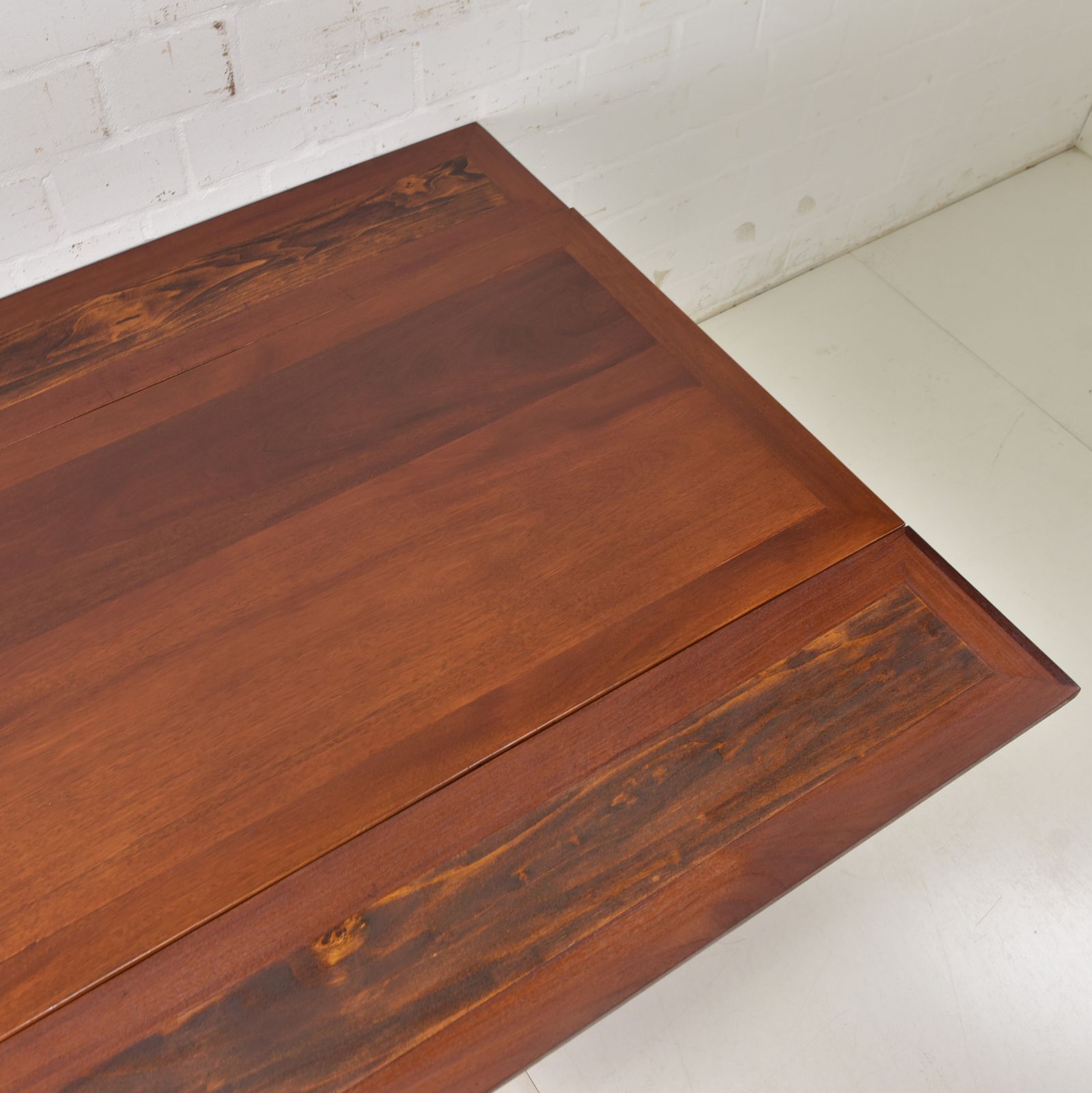 Antique! Dining Table Restored Art Nouveau Mahogany Narrow Extendable photo 1173.0
