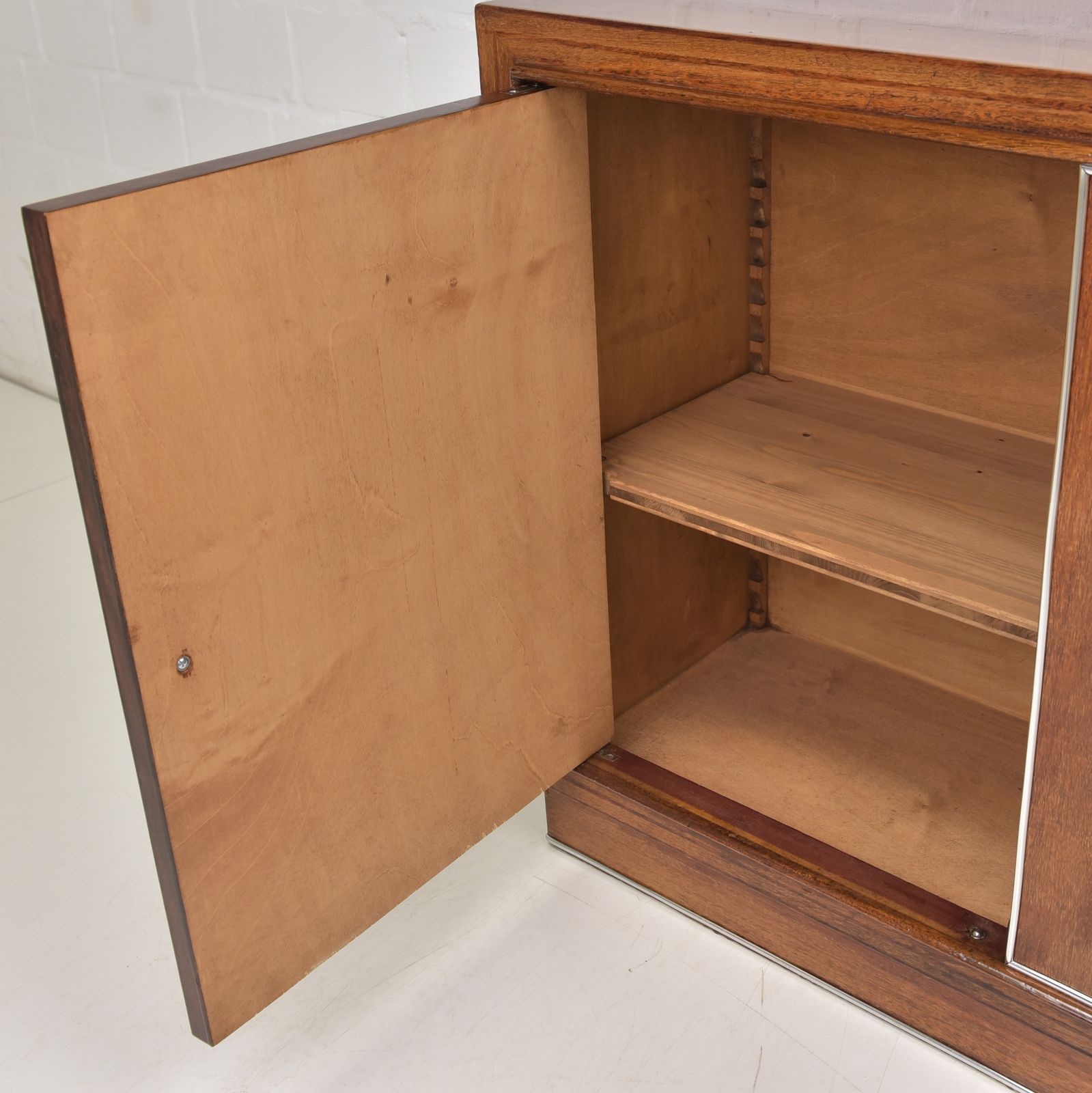 Small Chest Of Drawers Mid Century Vintage Retro Art Deco Around 1955 Mahogany photo Furniture