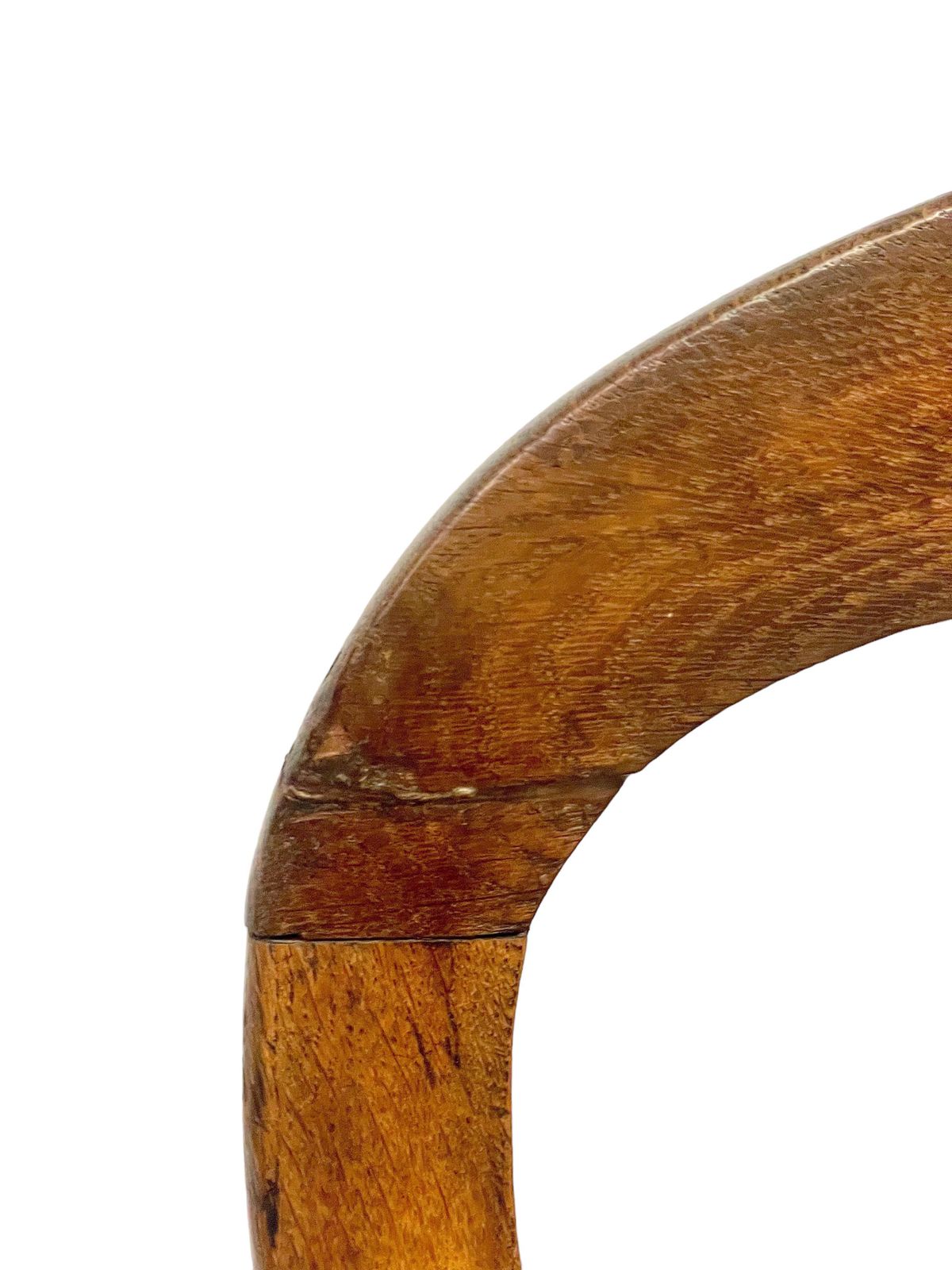 photo for sale Louis Philippe Walnut And Leather Side Chair