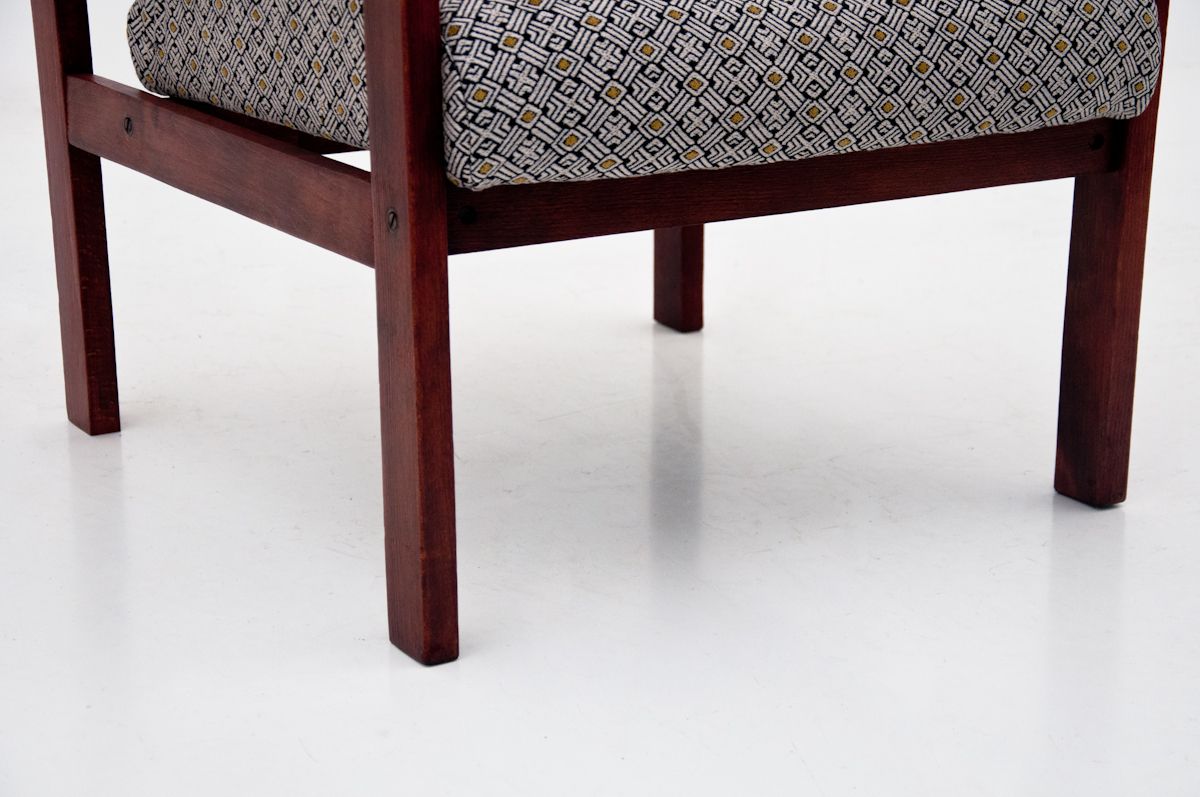 Armchair In Polish Modernism Style, Poland, 1960s, After Renovation photo furniture