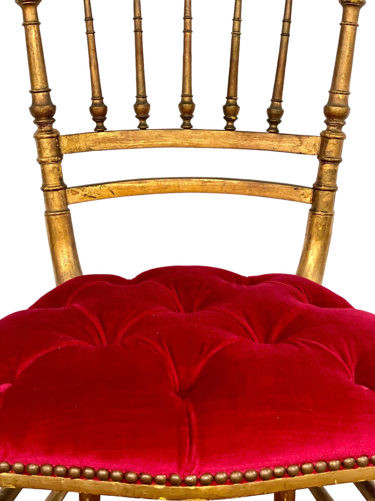1880s Set Of 2 French Giltwood Opera Chairs photo furniture