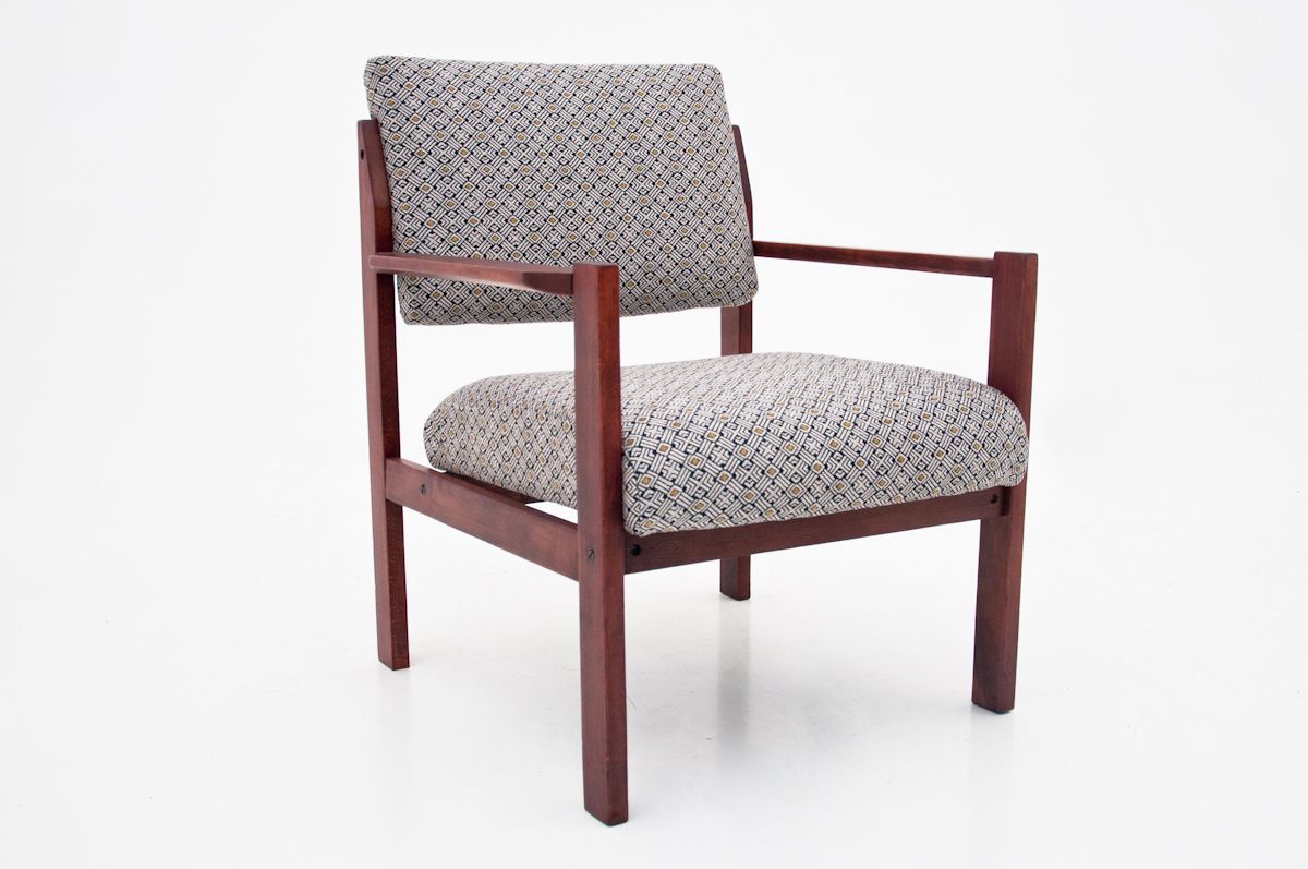 Armchair In Polish Modernism Style, Poland, 1960s, After Renovation photo 356.0