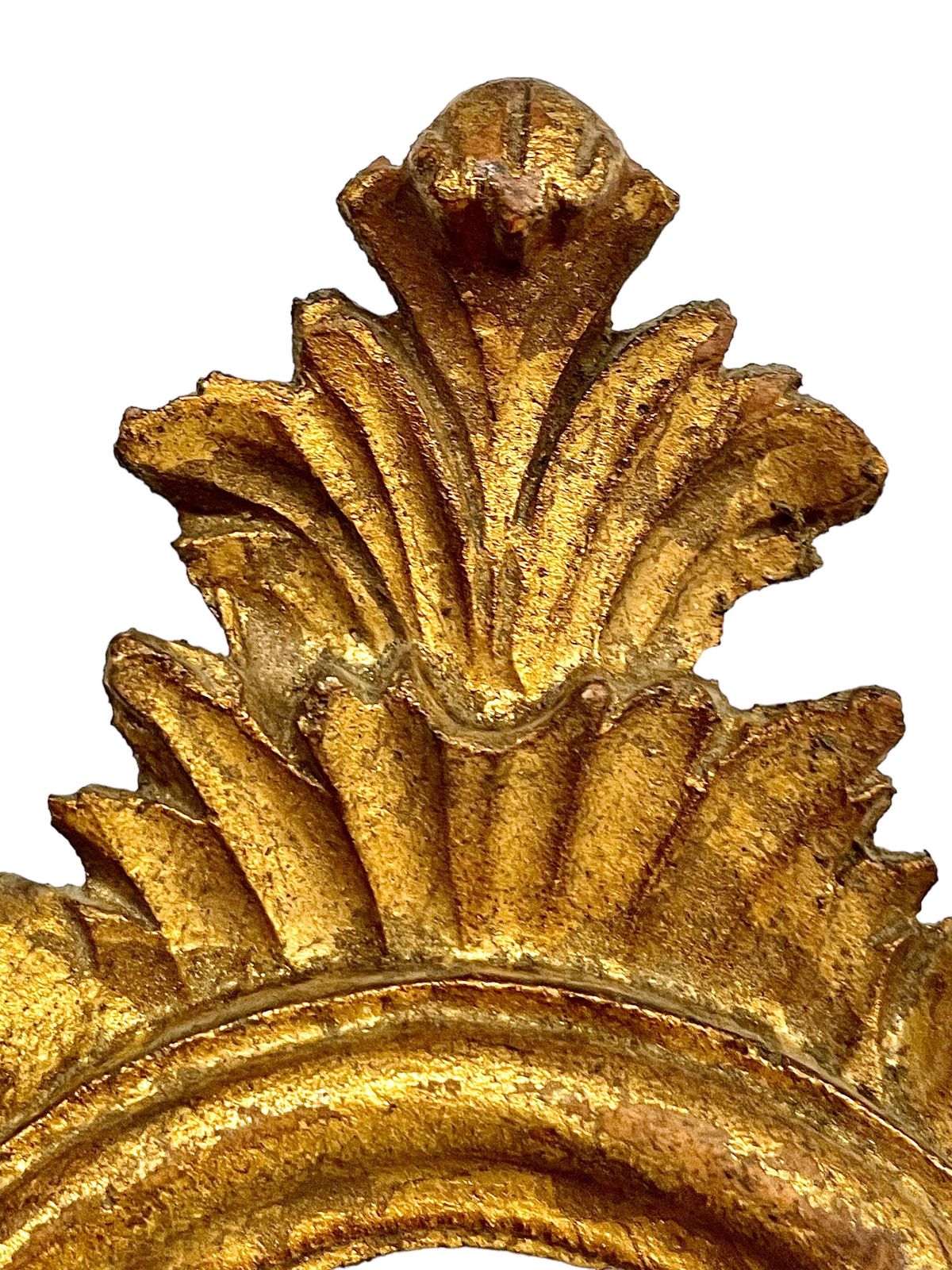 French Louis XV Style Petite Gilt Wall Mirror photo Home Decor
