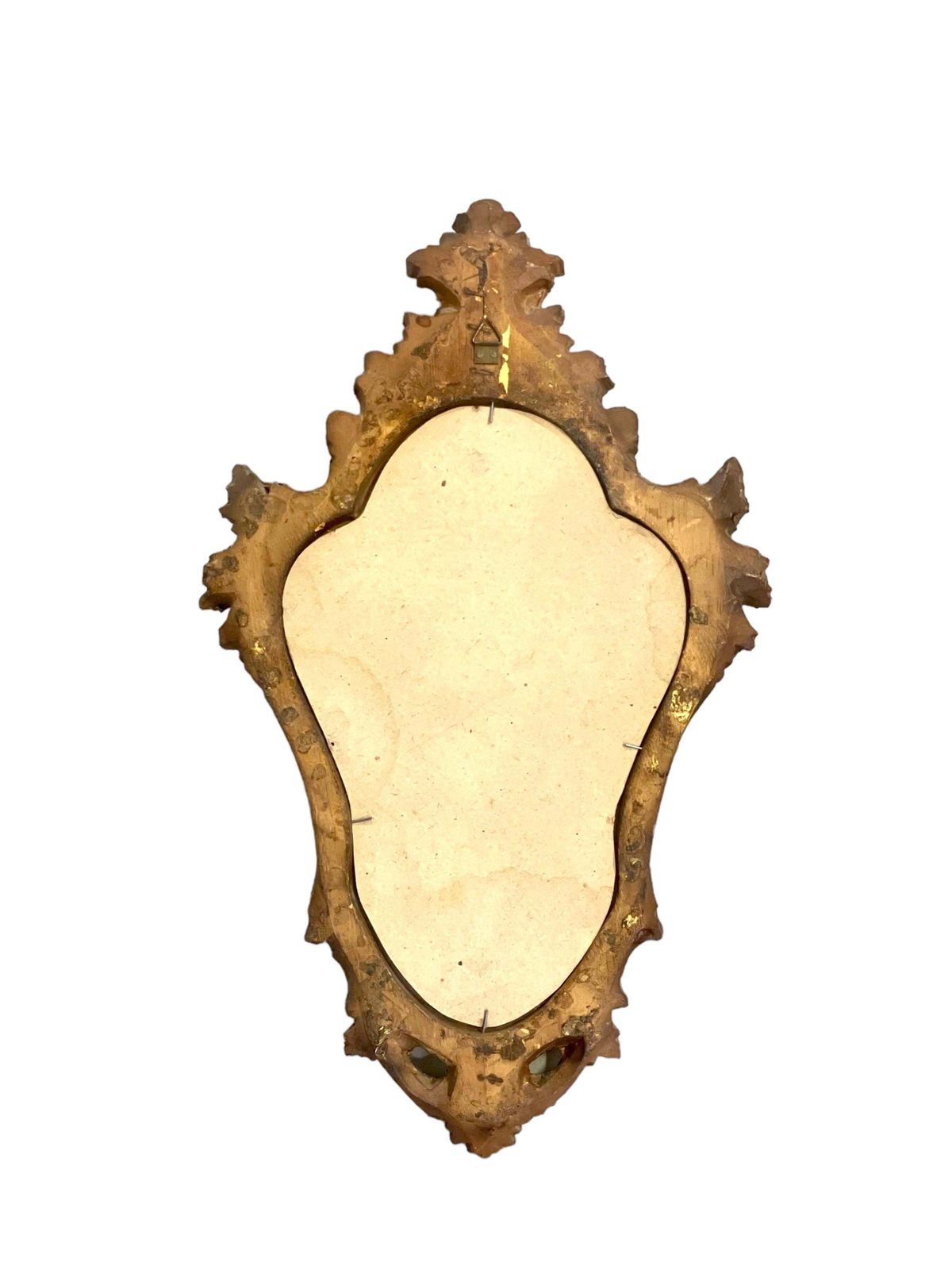French Louis XV Style Petite Gilt Wall Mirror photo buy