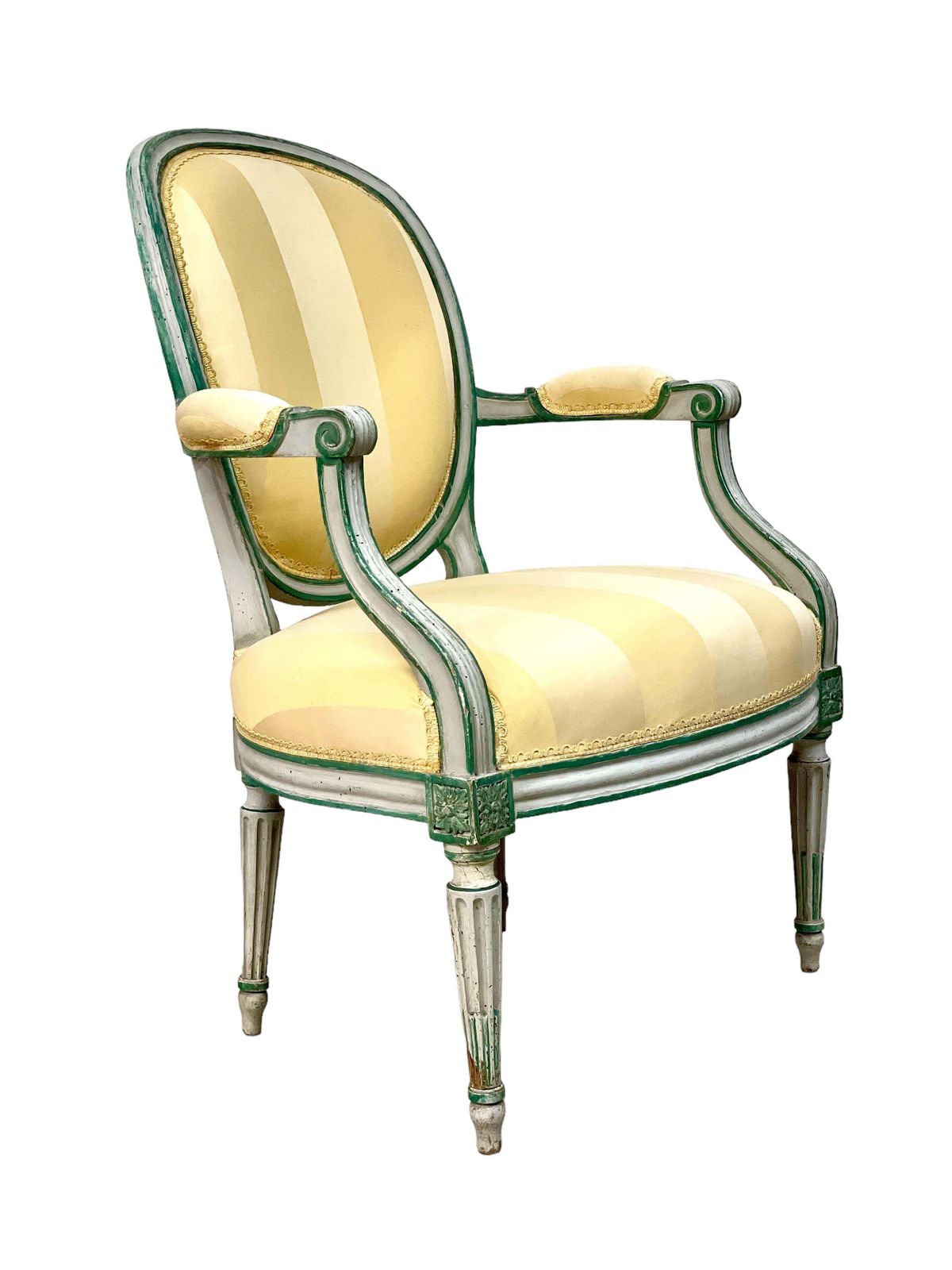 Pair Of Louis XVI Medaillon Armchairs, 18th Century photo Furniture