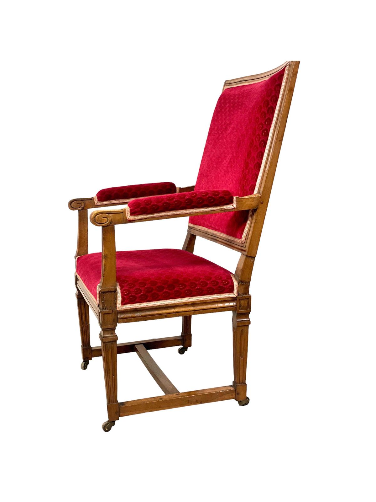 18th Century Louis XVI Walnut Armchair Attributed To Jean Nicolas Blanchard photo furniture