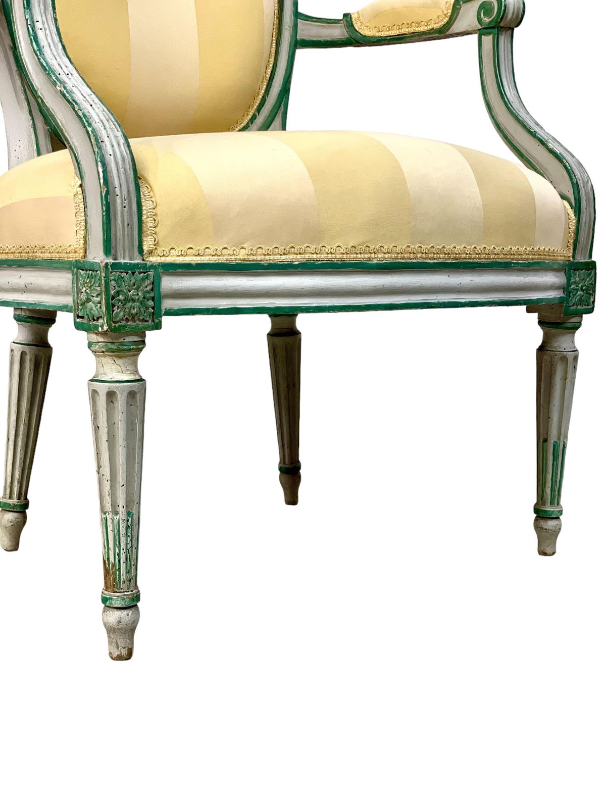Pair Of Louis XVI Medaillon Armchairs, 18th Century photo 2791.0