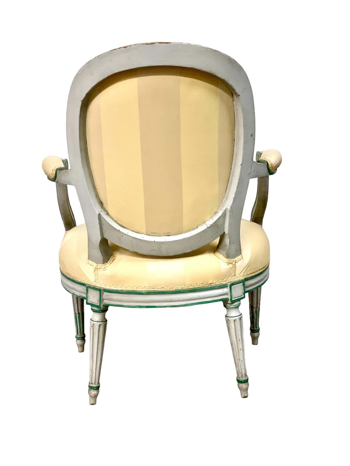 Pair Of Louis XVI Medaillon Armchairs, 18th Century photo vinterior