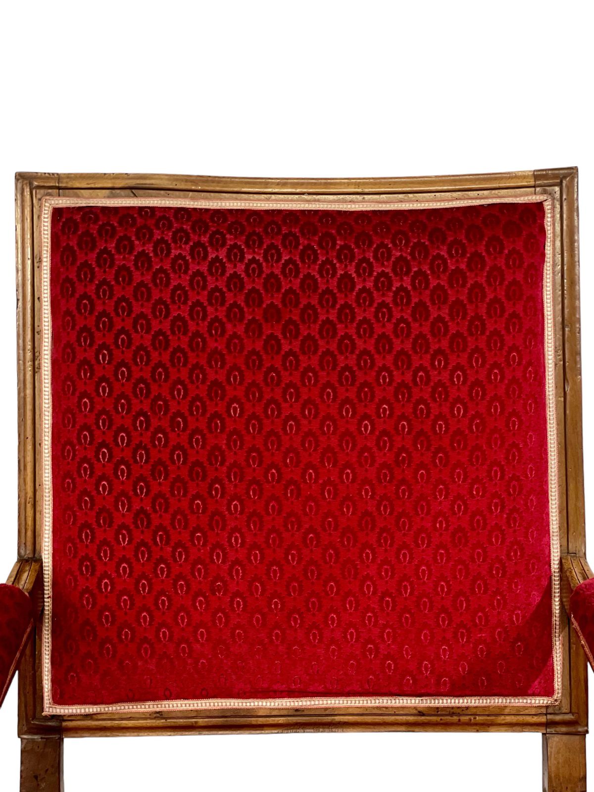 18th Century Louis XVI Walnut Armchair Attributed To Jean Nicolas Blanchard photo vintage