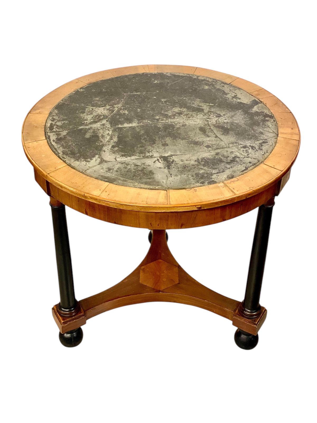 photo for sale 19th Century Empire Period Marble Top Gueridon