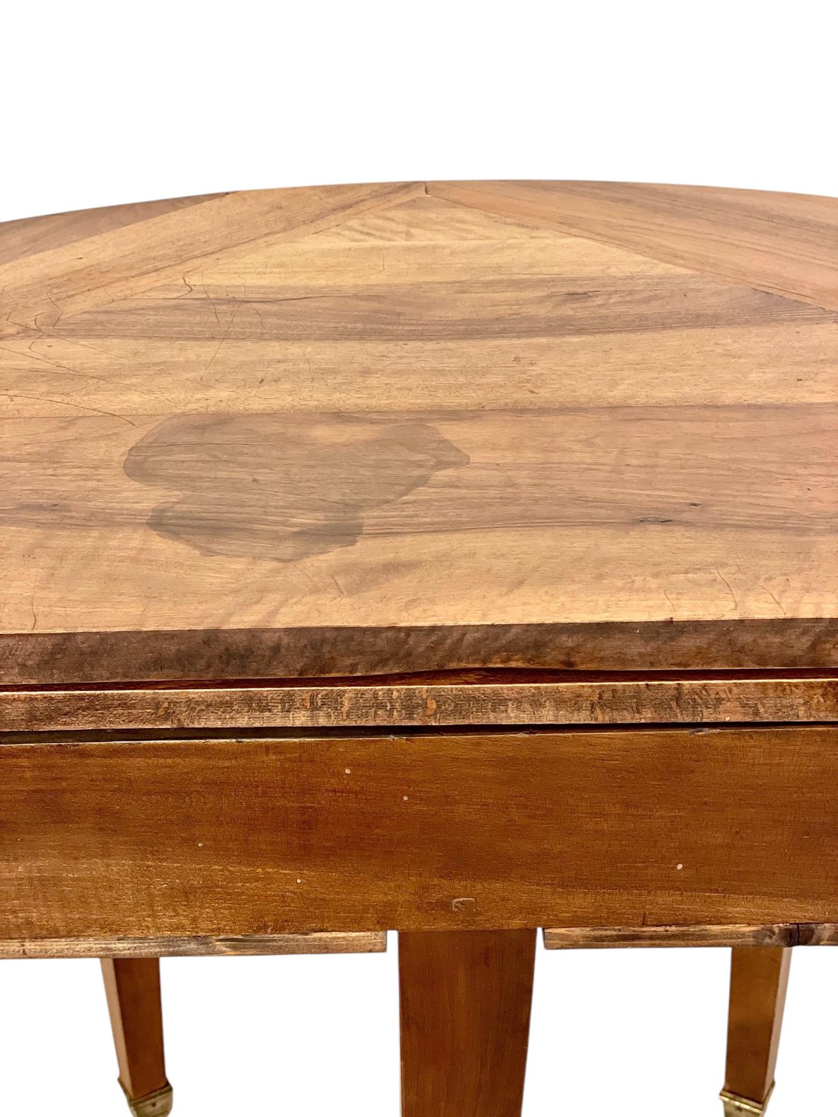 19th Century Walnut Folding Dining Or Console Table photo vintage