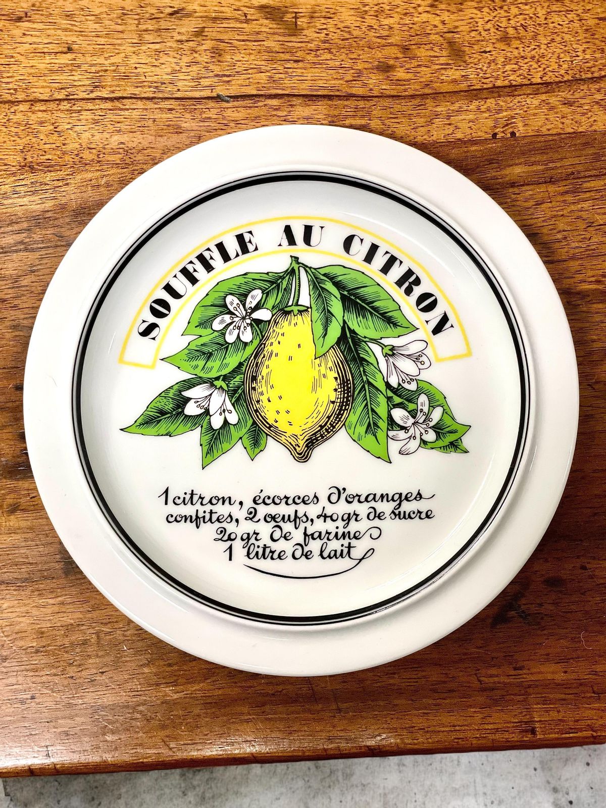 Set Of Six Dessert Plates By Porcelaine D’auteuil, Paris photo 727.0