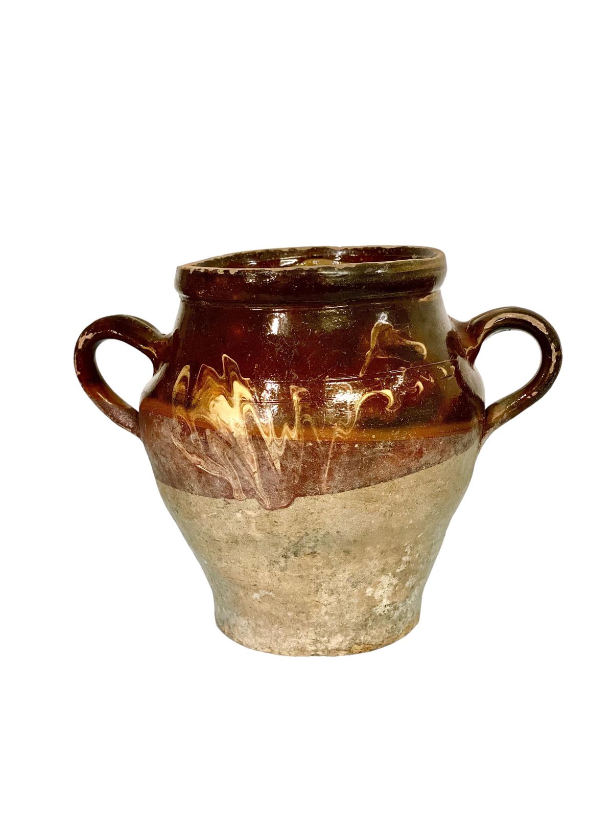 19th Century French Terracotta Confit Pot photo furniture
