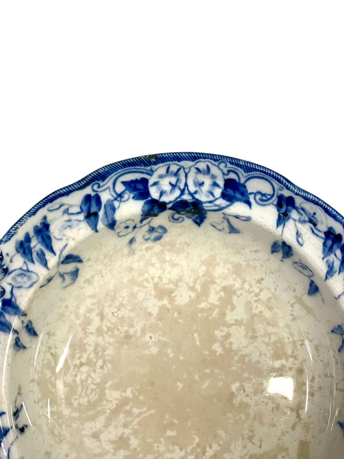 Home Decor Pair Of 19th Century Ironstone White And Blue Compotiers By Creil Et Montereau photo