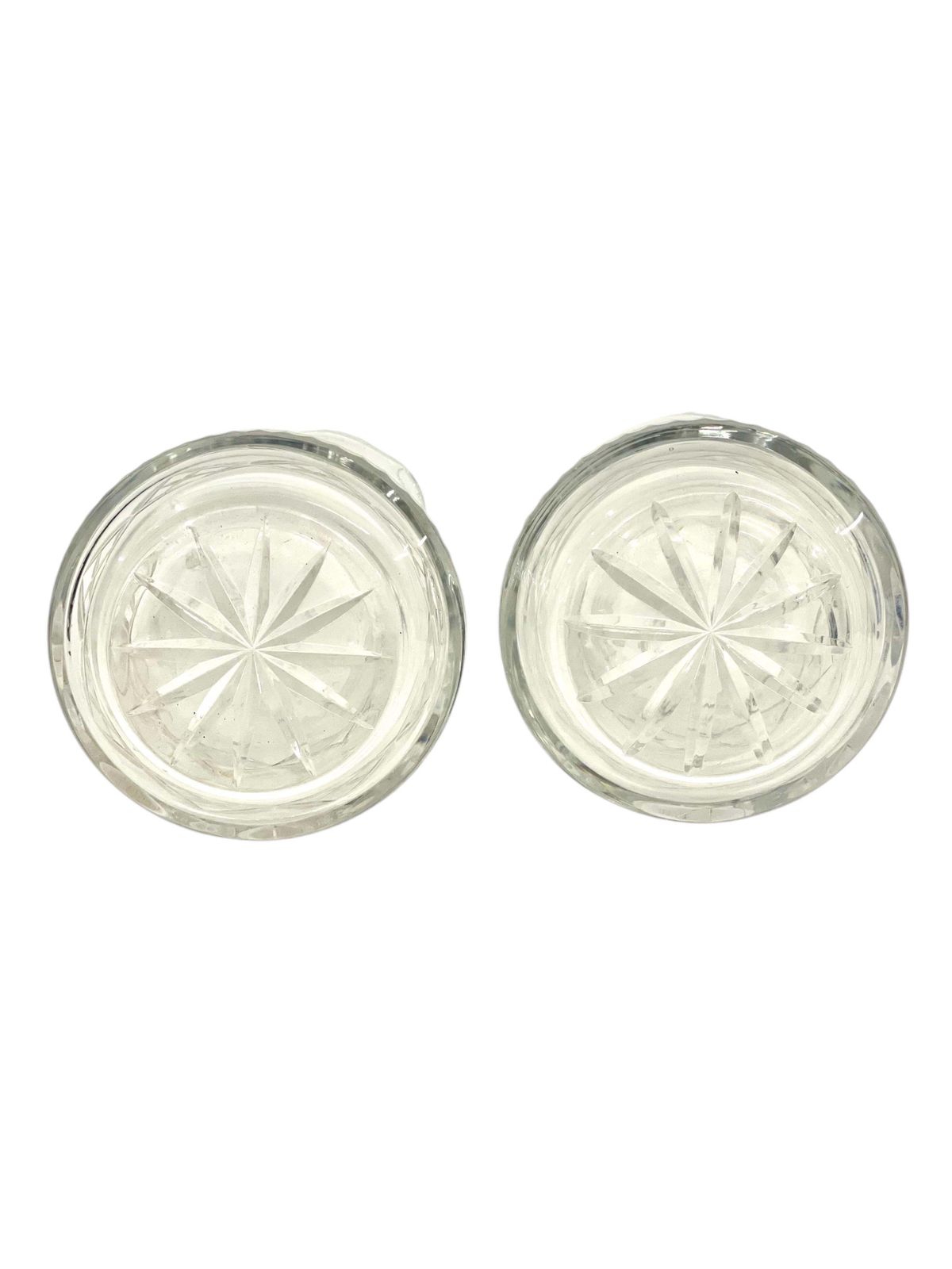 photo for sale Pair Of  Crystal Carafes In The Saint Louis Style 20th Century
