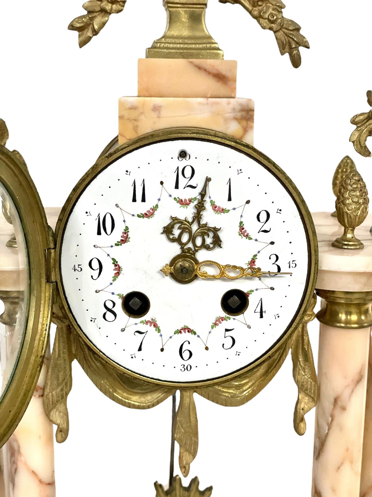 19th Century Large Marble And Ormolu Clock Garniture photo 2899.0