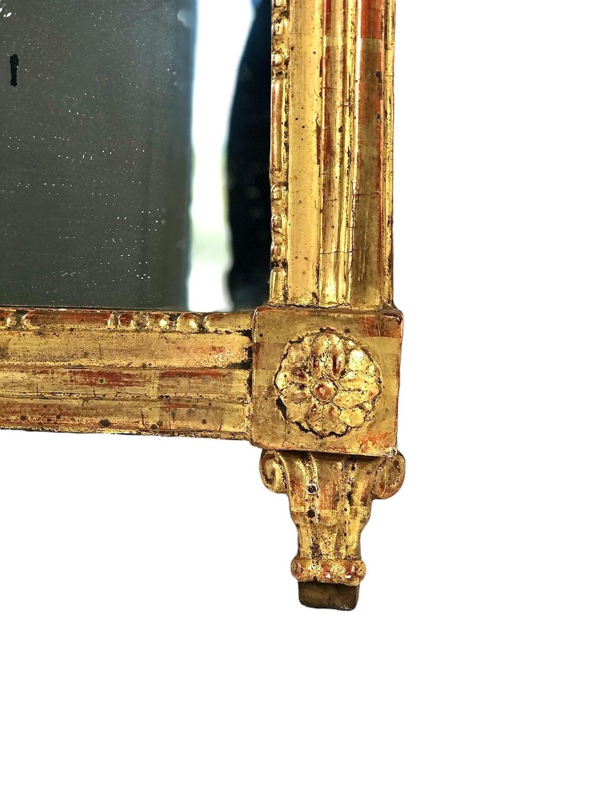 18th Century French Louis XVI Period Giltwood Mirror photo for sale