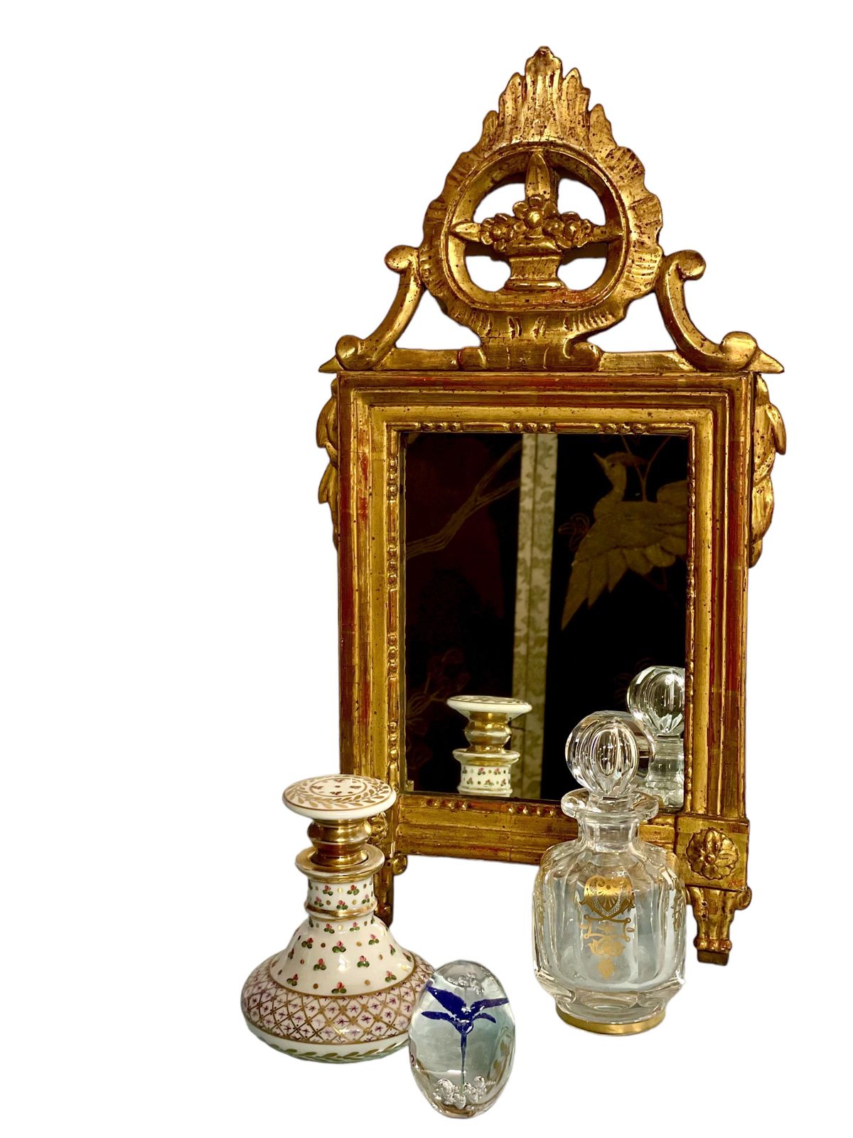 18th Century French Louis XVI Period Giltwood Mirror photo 3479.0