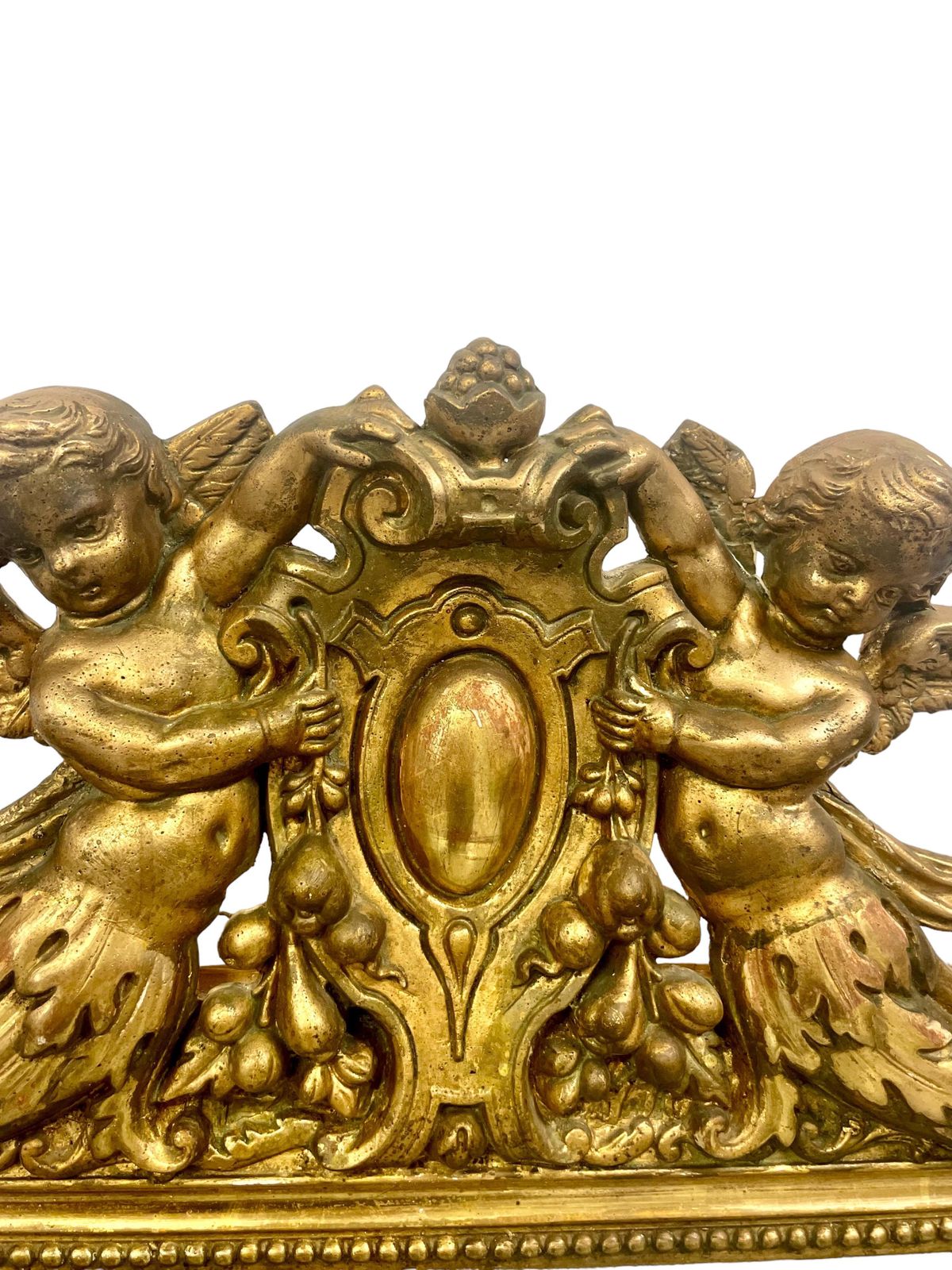 Louis XVI Style Giltwood Mantle Mirror photo 4329.0