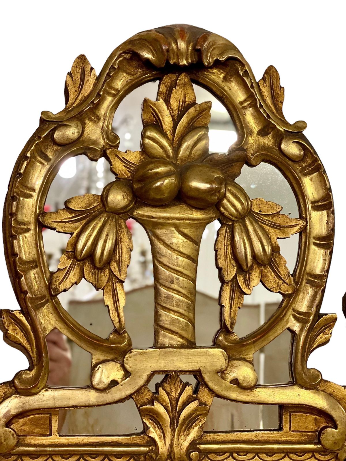 19th Century Régence Giltwood Mantel Mirror photo furniture
