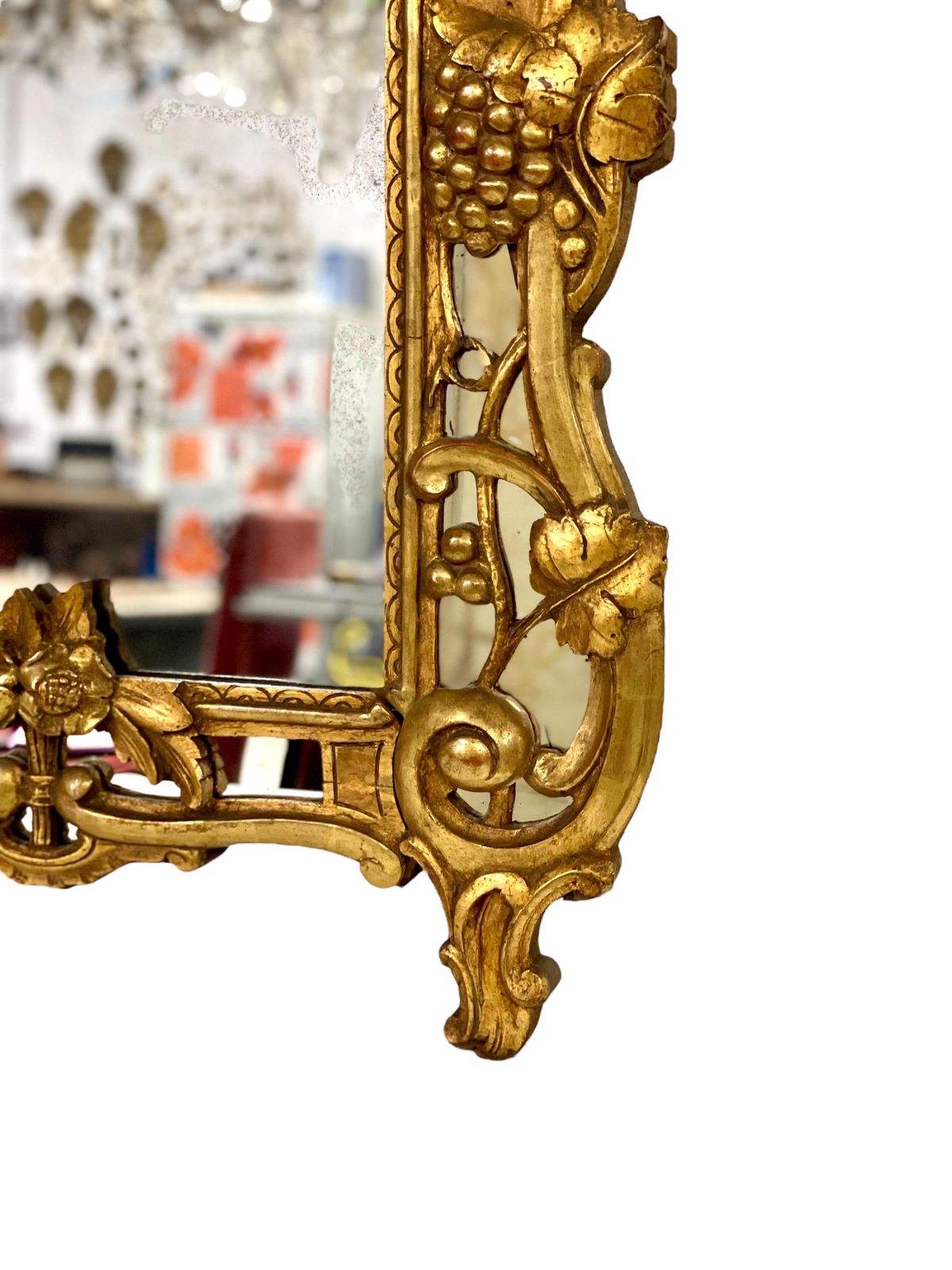 19th Century Régence Giltwood Mantel Mirror photo 3054.0