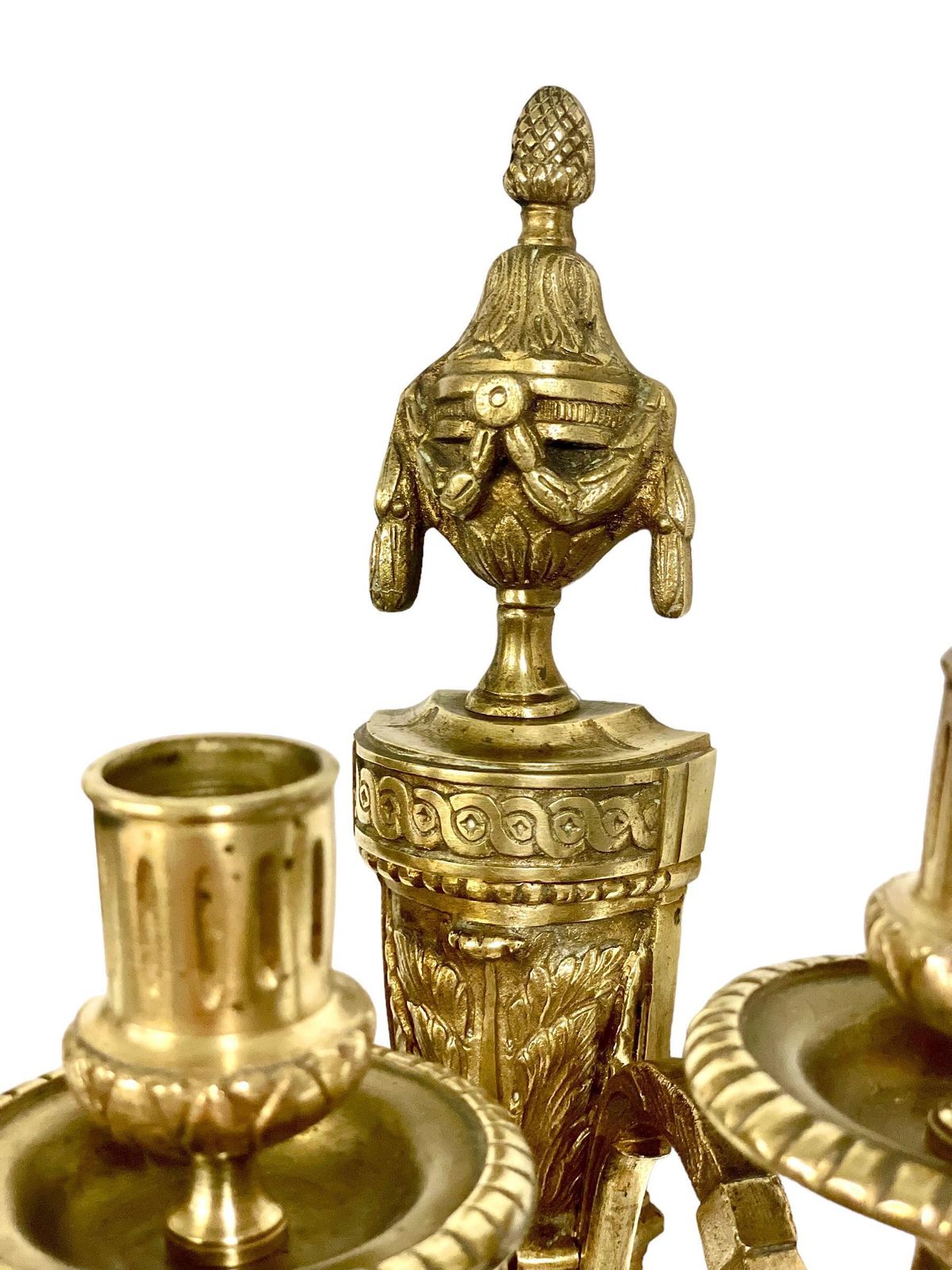 19th Century Pair Of French Neoclassical Gilt Bronze Wall Sconces photo 2474.0