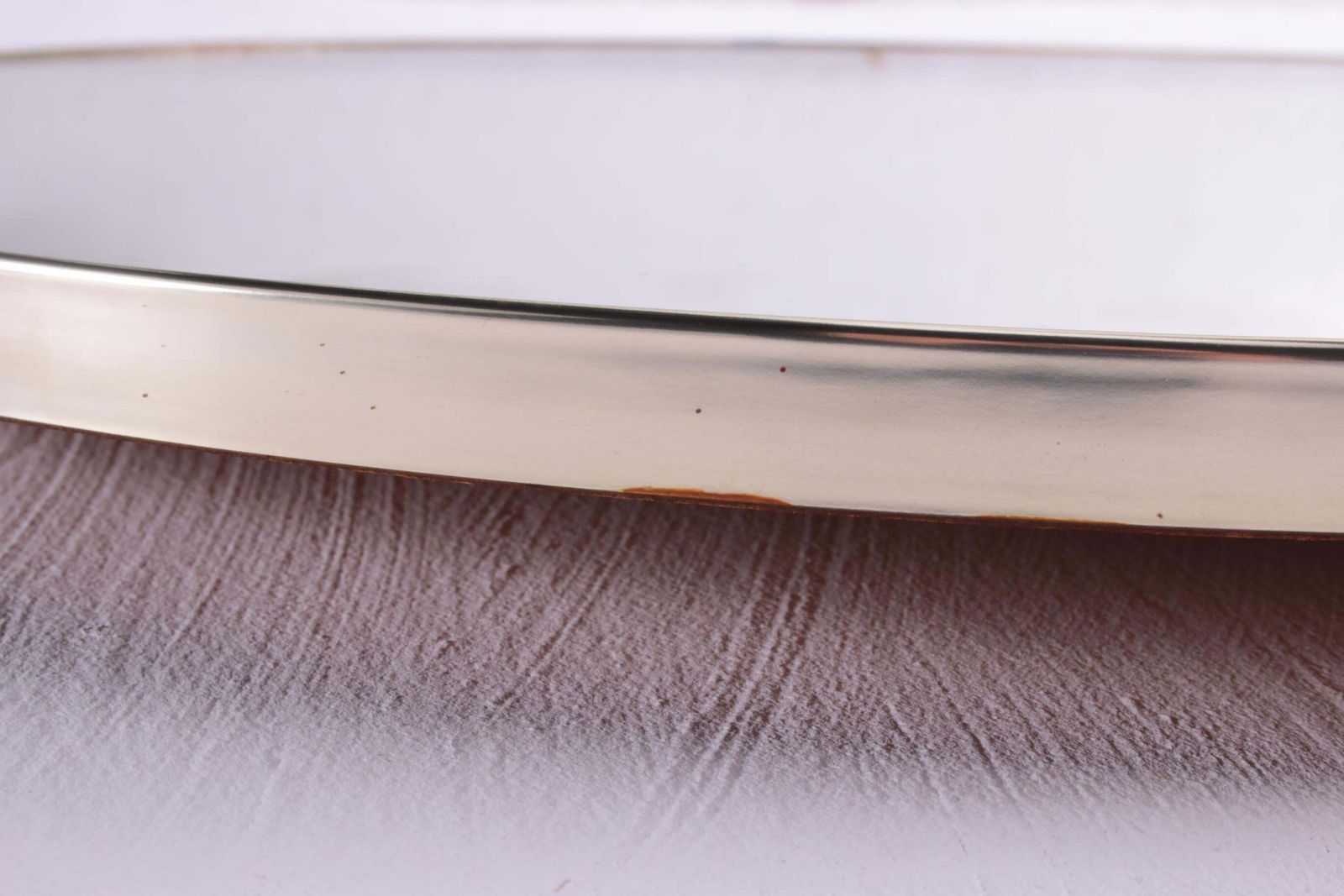 Vintage Large Wall Mirror With Gold Colored Edge, 1960s photo Home Decor