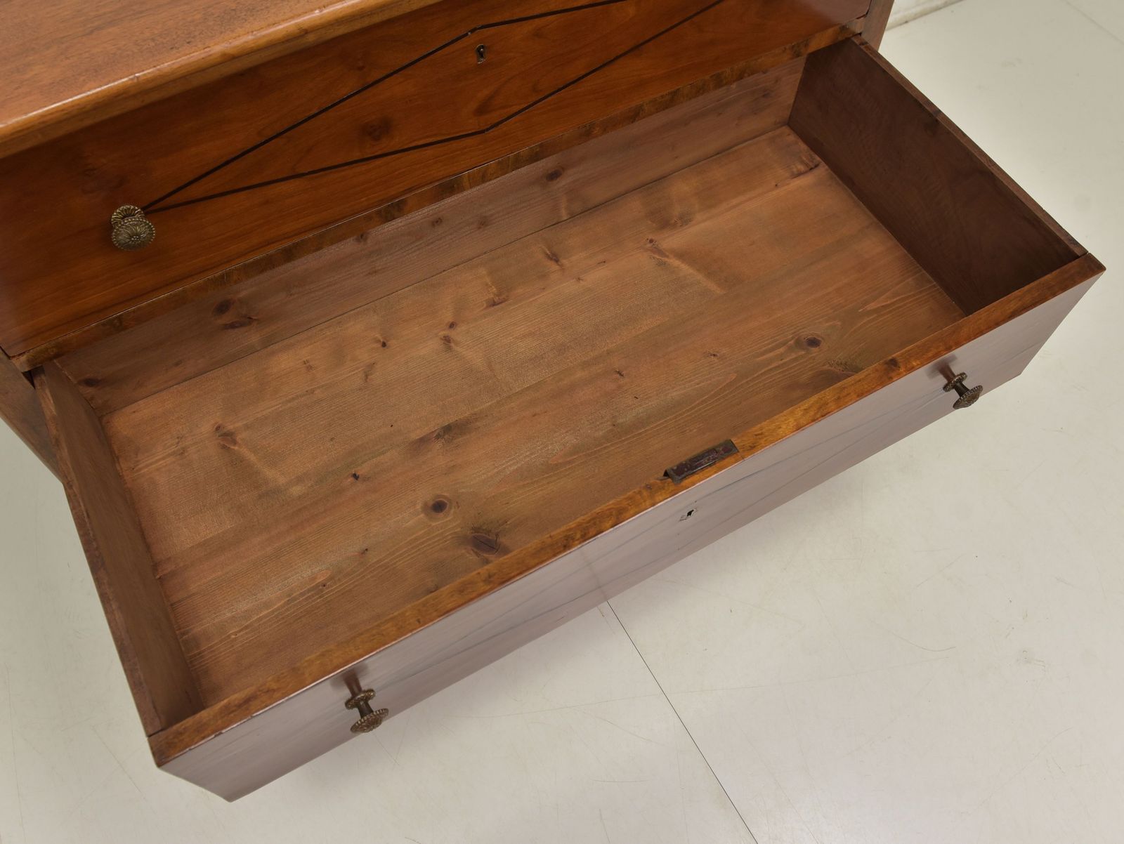 Antique! Chest Of Drawers Restored Mahogany Biedermeier Circa 1850 photo 869.0