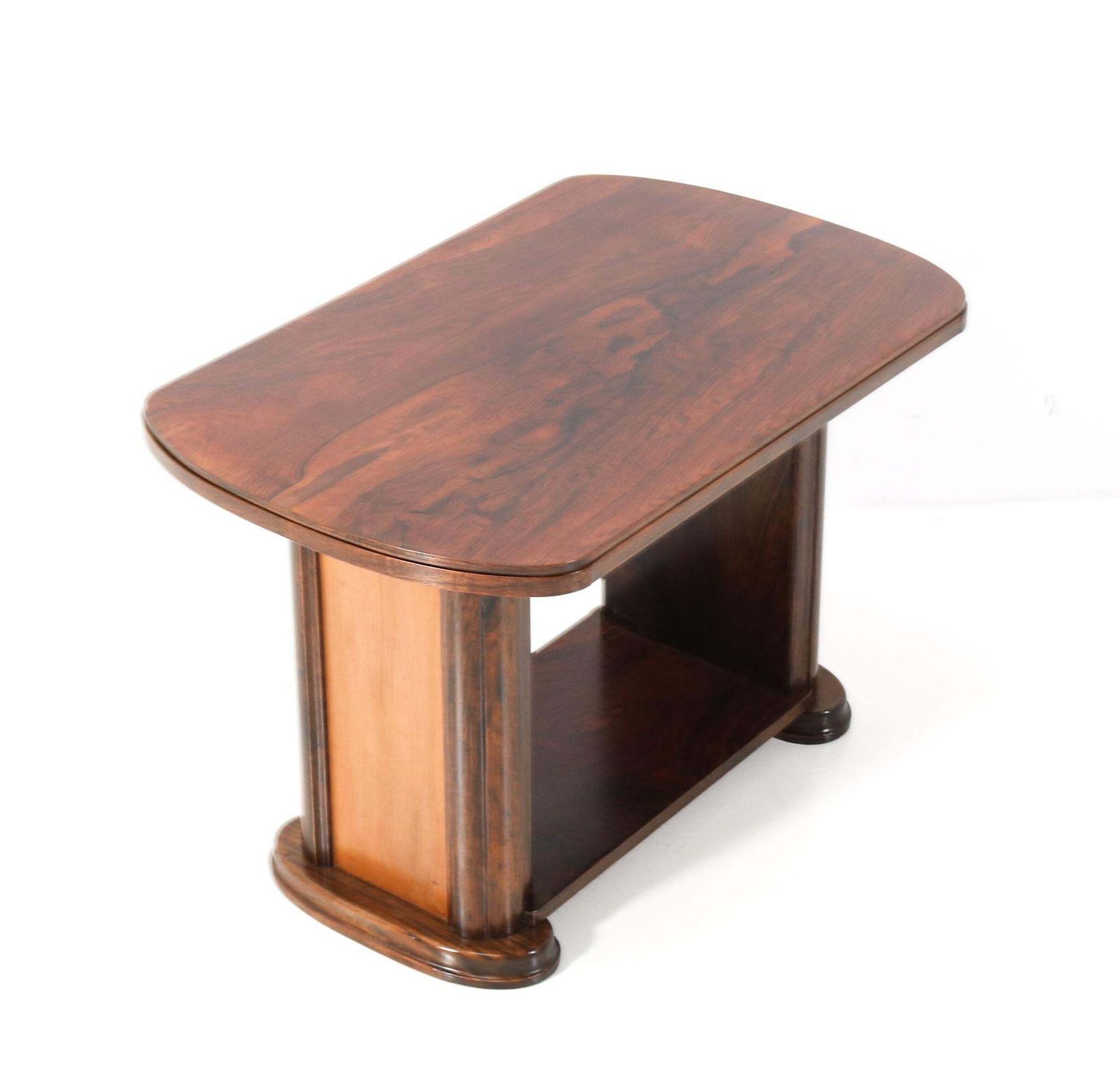 Walnut Art Deco Coffee Table By Gebroeders Reens Amsterdam, 1930s photo buy
