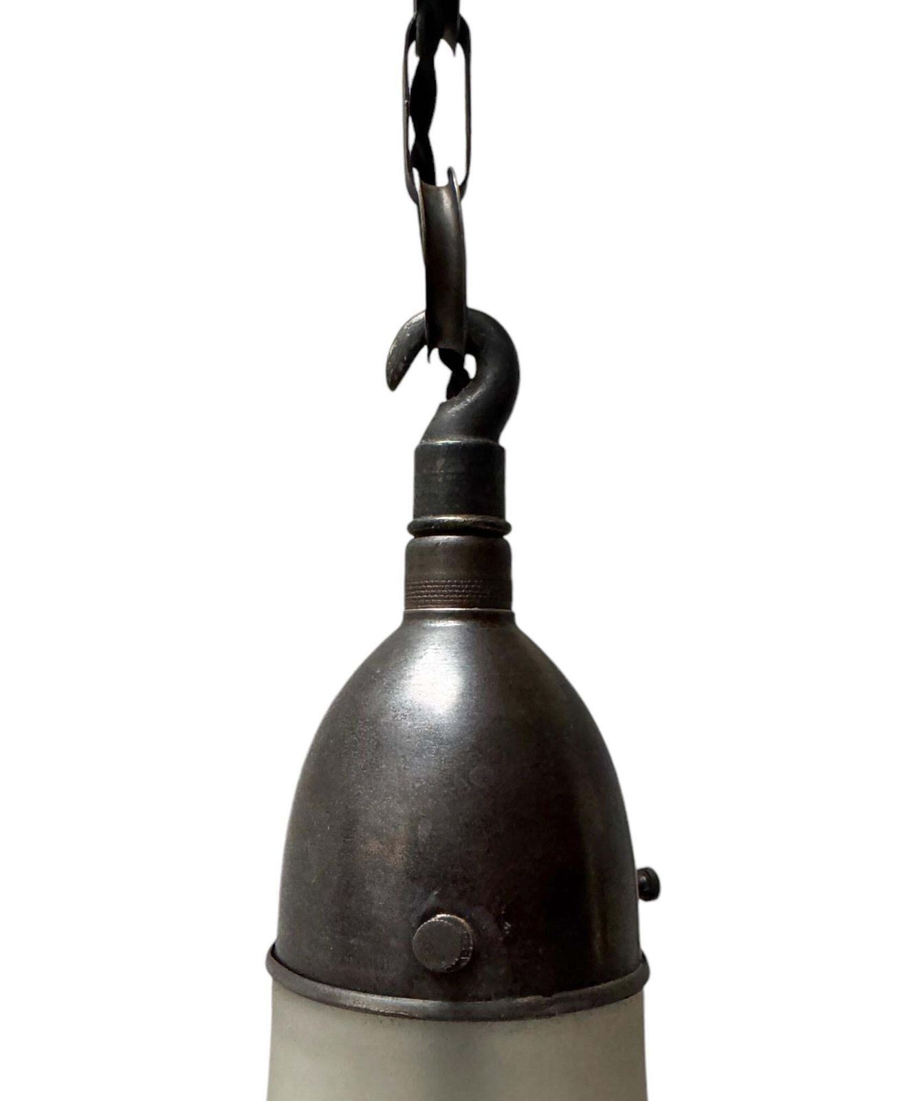 984.0 Peter Behrens Art Nouveau Luzette Pendant Lamp For Siemens, 1900s photo