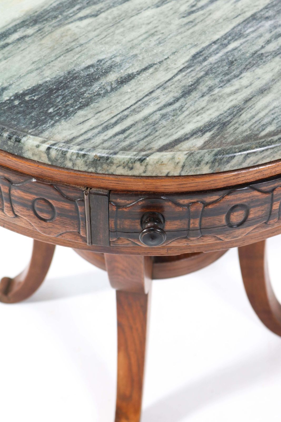 Oak Art Deco Amsterdamse School Coffee Table By 'T Woonhuys Amsterdam, 1920s photo vinterior