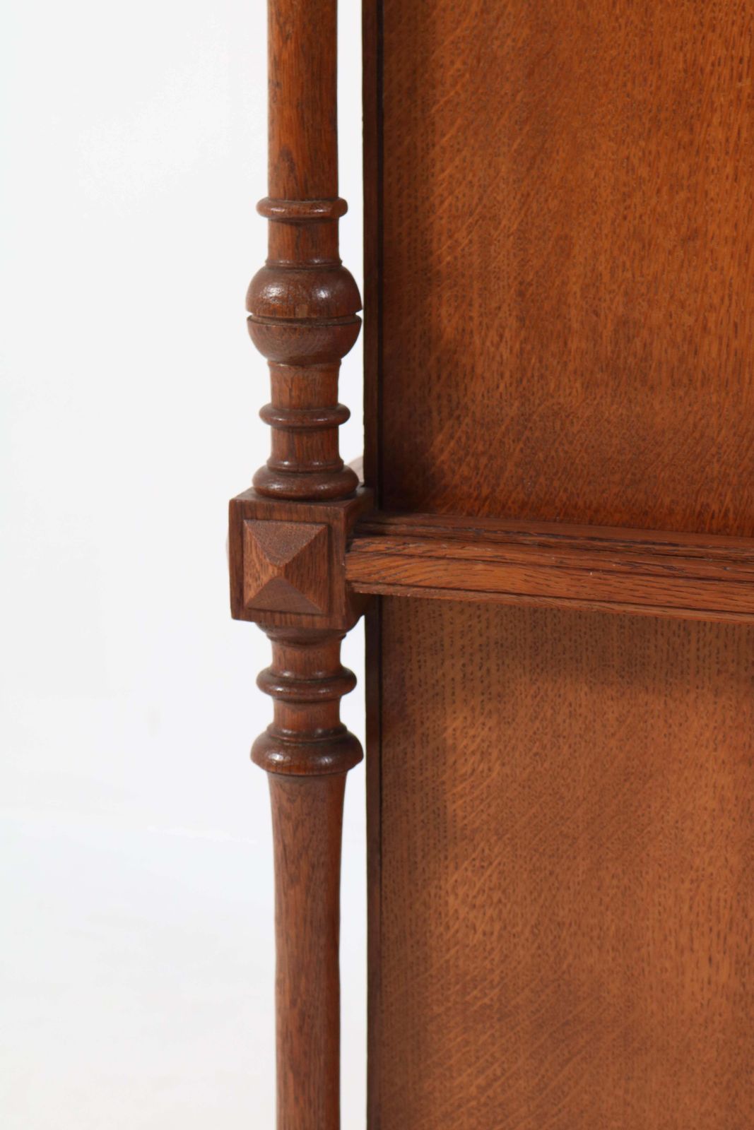Oak French Henri II Cabinet, Late 19th Century photo vintage
