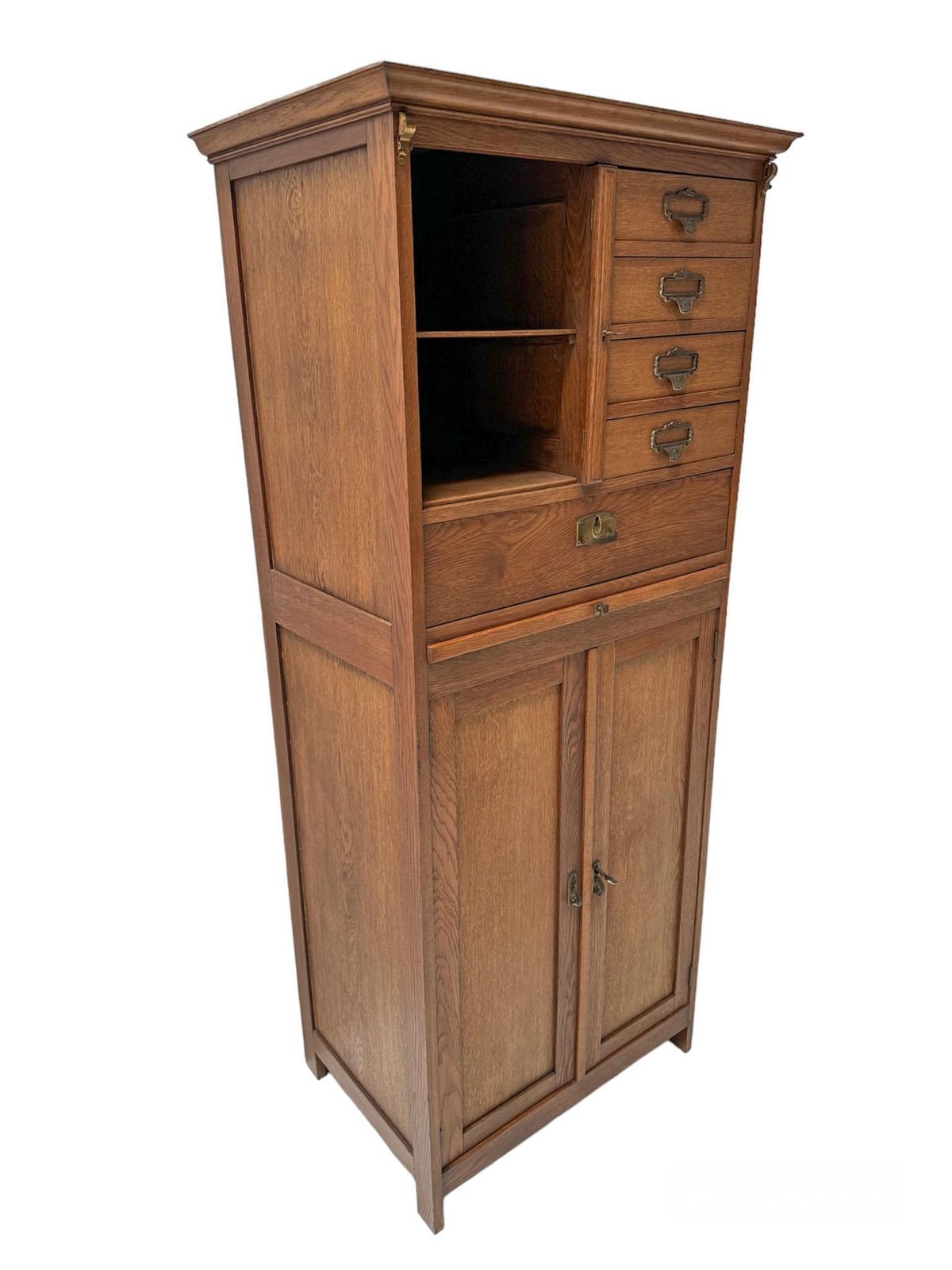 Art Nouveau Filing Cabinet Or Bookcase, 1900s photo for sale