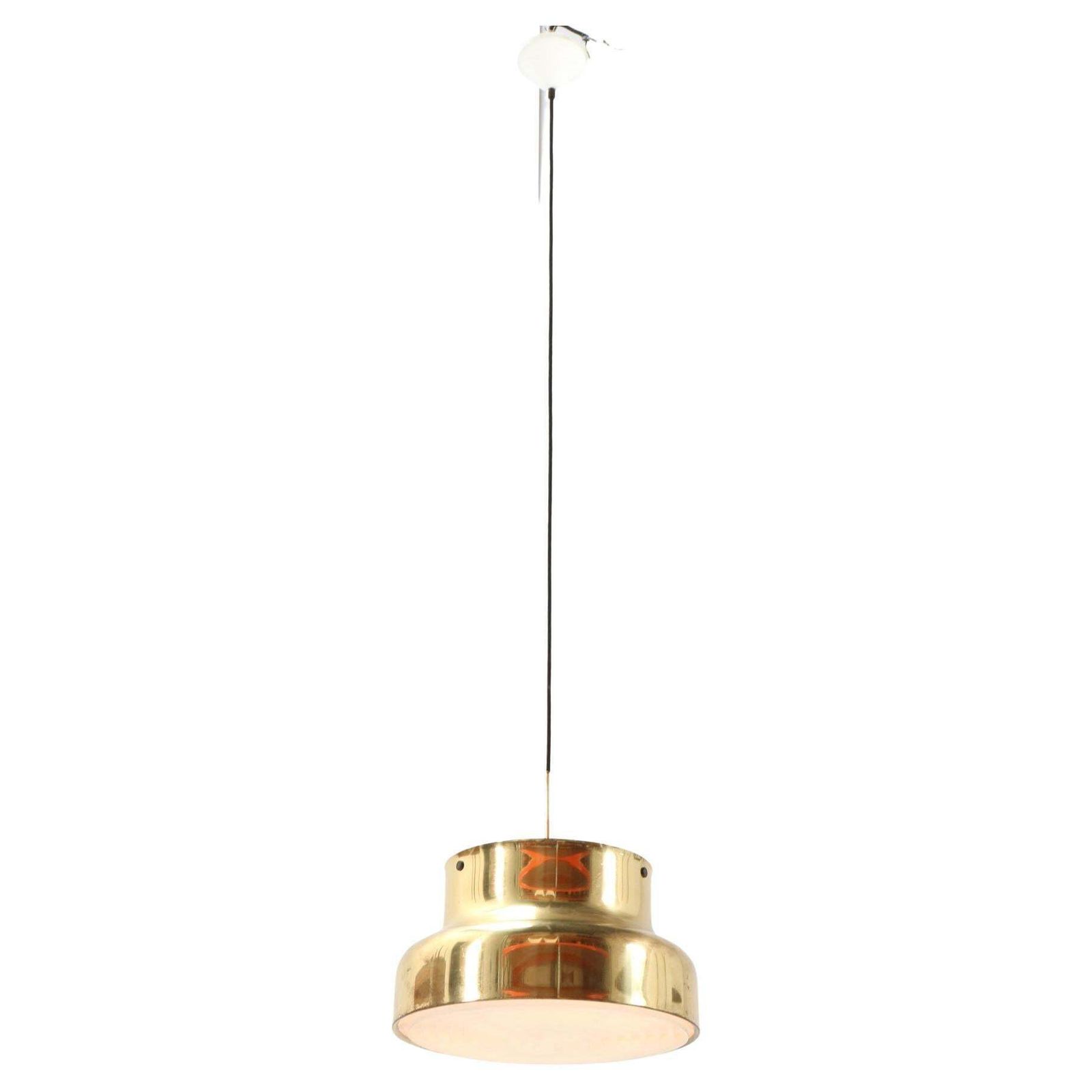 Brass Mid Century Bumling Pendant Light By Anders Pehrson For Ateljé Lyktan