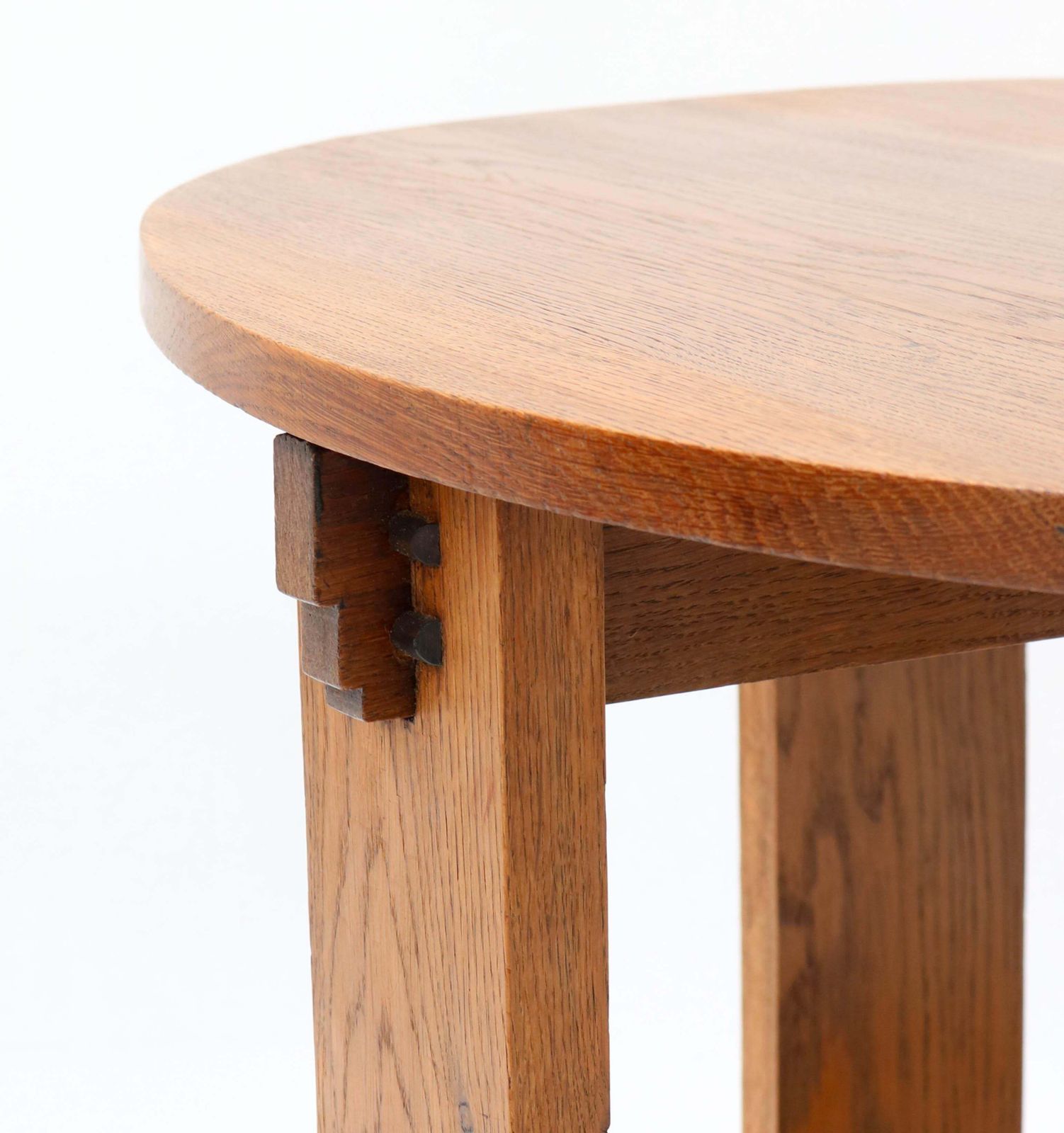 Oak Art Deco Haagse School Coffee Table By J.C. Le Cointre Den Haag, 1920s photo buy