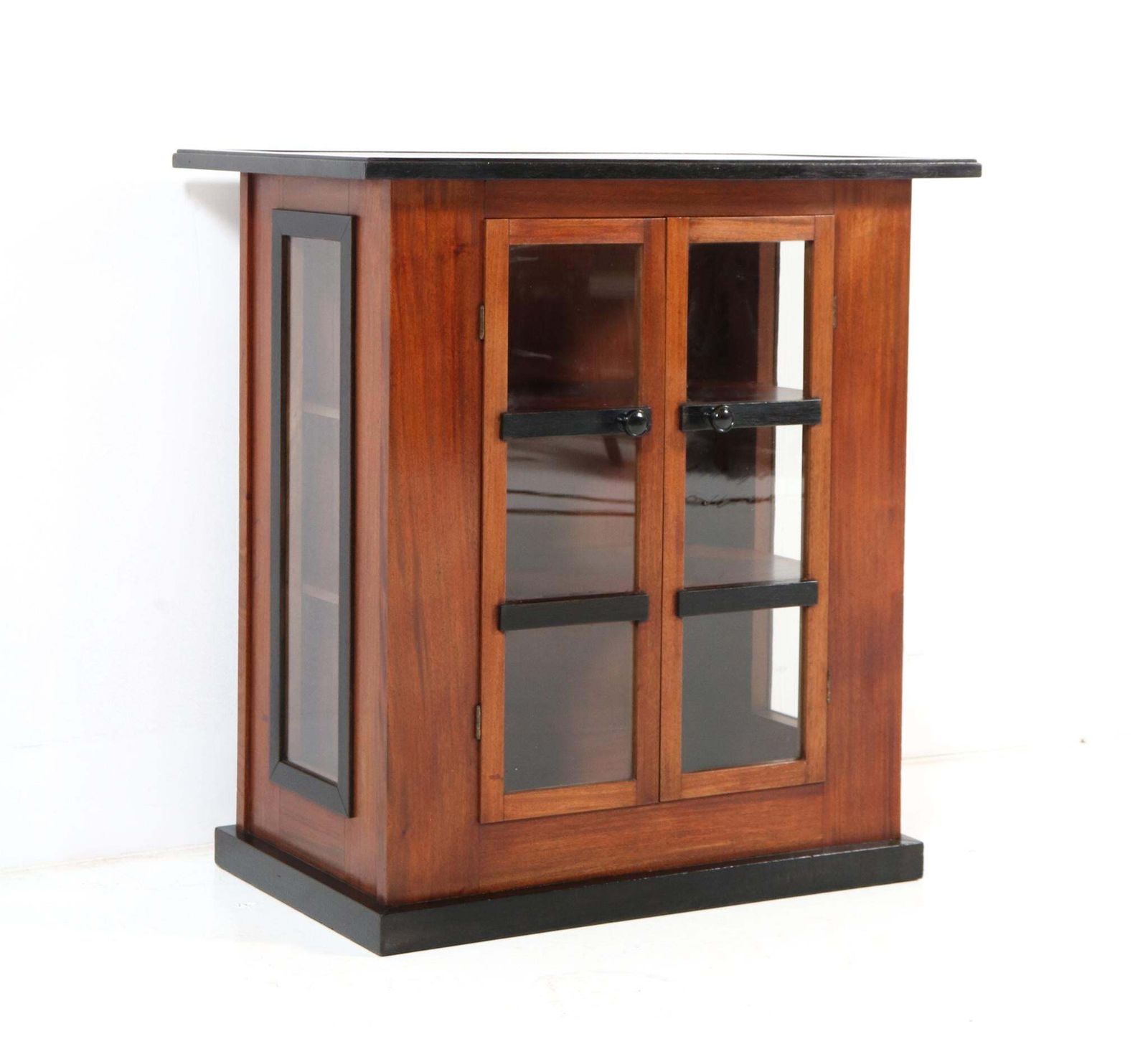 Walnut Art Deco Modernist Tea Cabinet By Jan Brunott, 1920s photo 2799.0
